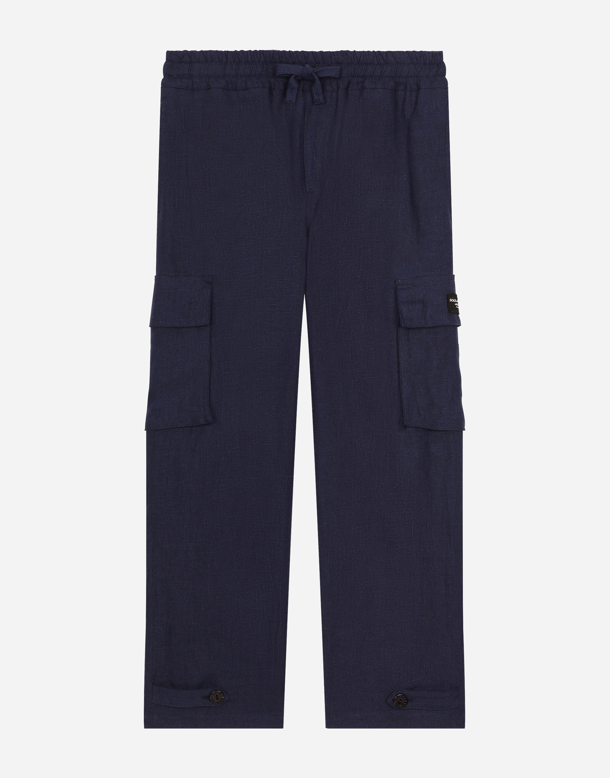 Dolce & Gabbana Pantalone In Blu Scuro