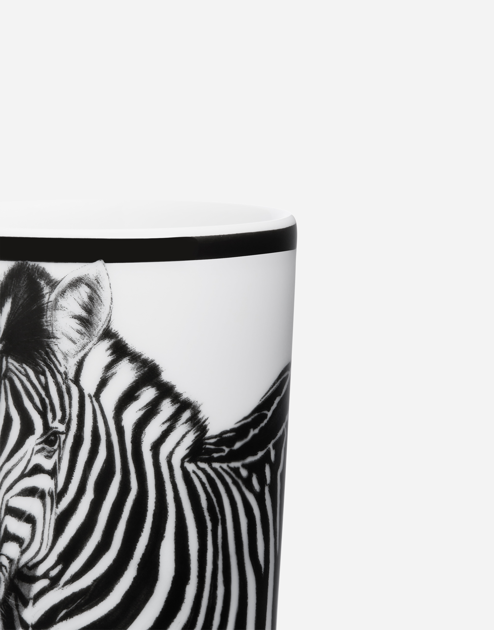 Dolce & Gabbana Porcelain Water Glass In Multicolor