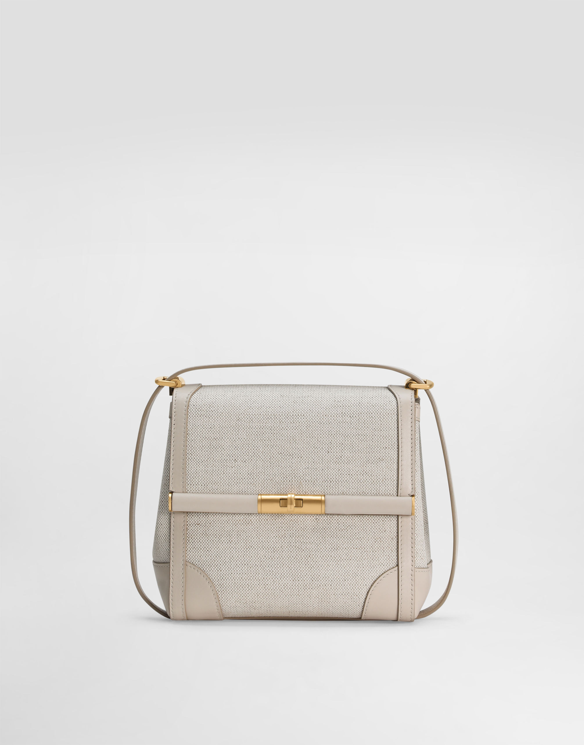 Dolce & Gabbana Marlene Bag In Fabric And Calfskin
