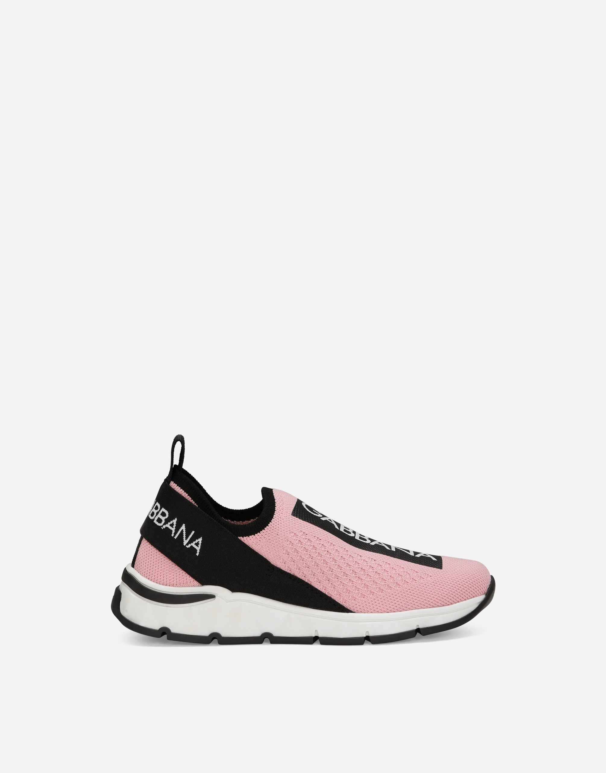 Dolce & Gabbana Stretch Mesh Sorrento 2.0 Sneakers - Man Shoes (24-38) Pink Fabric