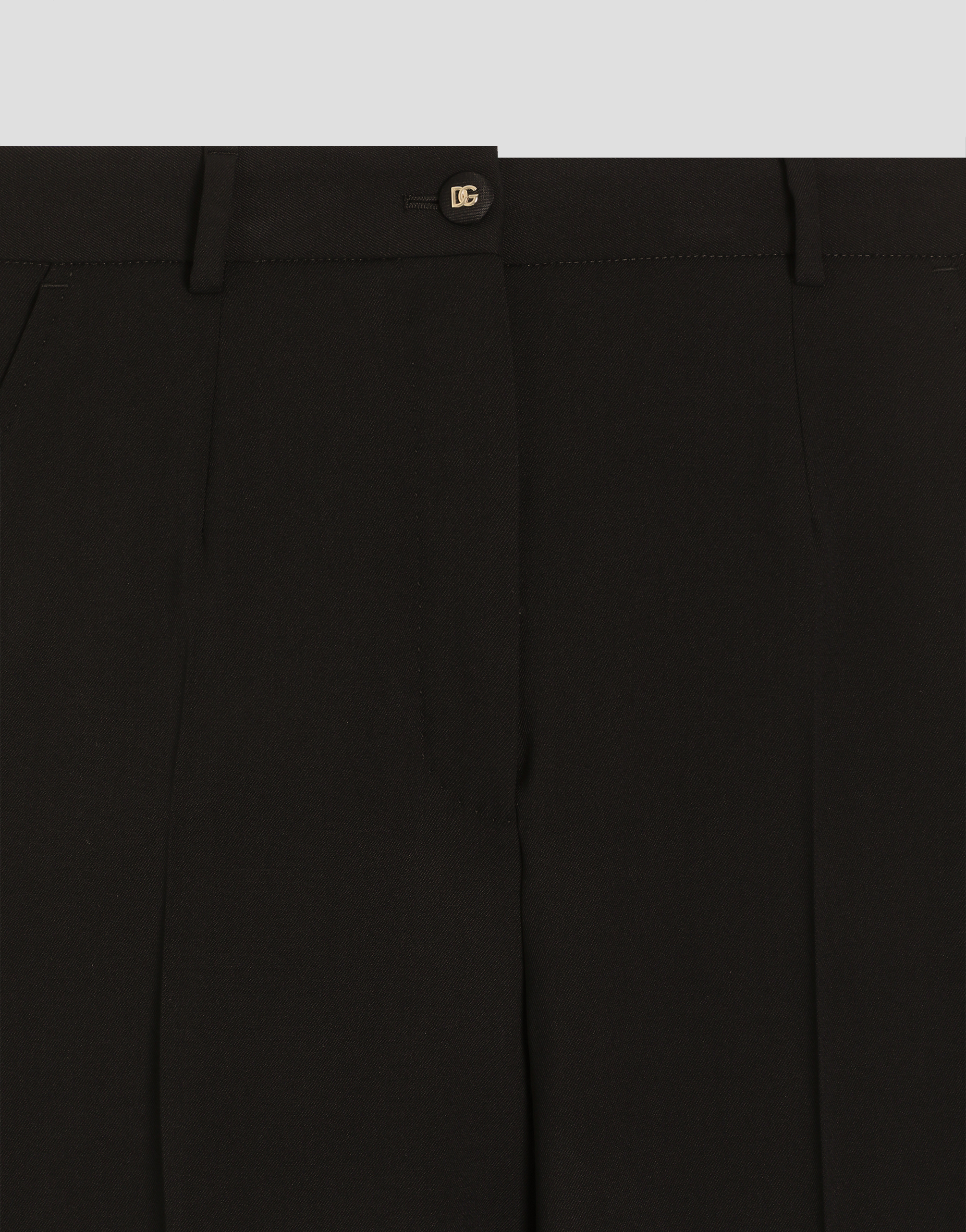 Dolce & Gabbana Dolce & Gabbana Wool Trousers - Woman Collection Black 40 