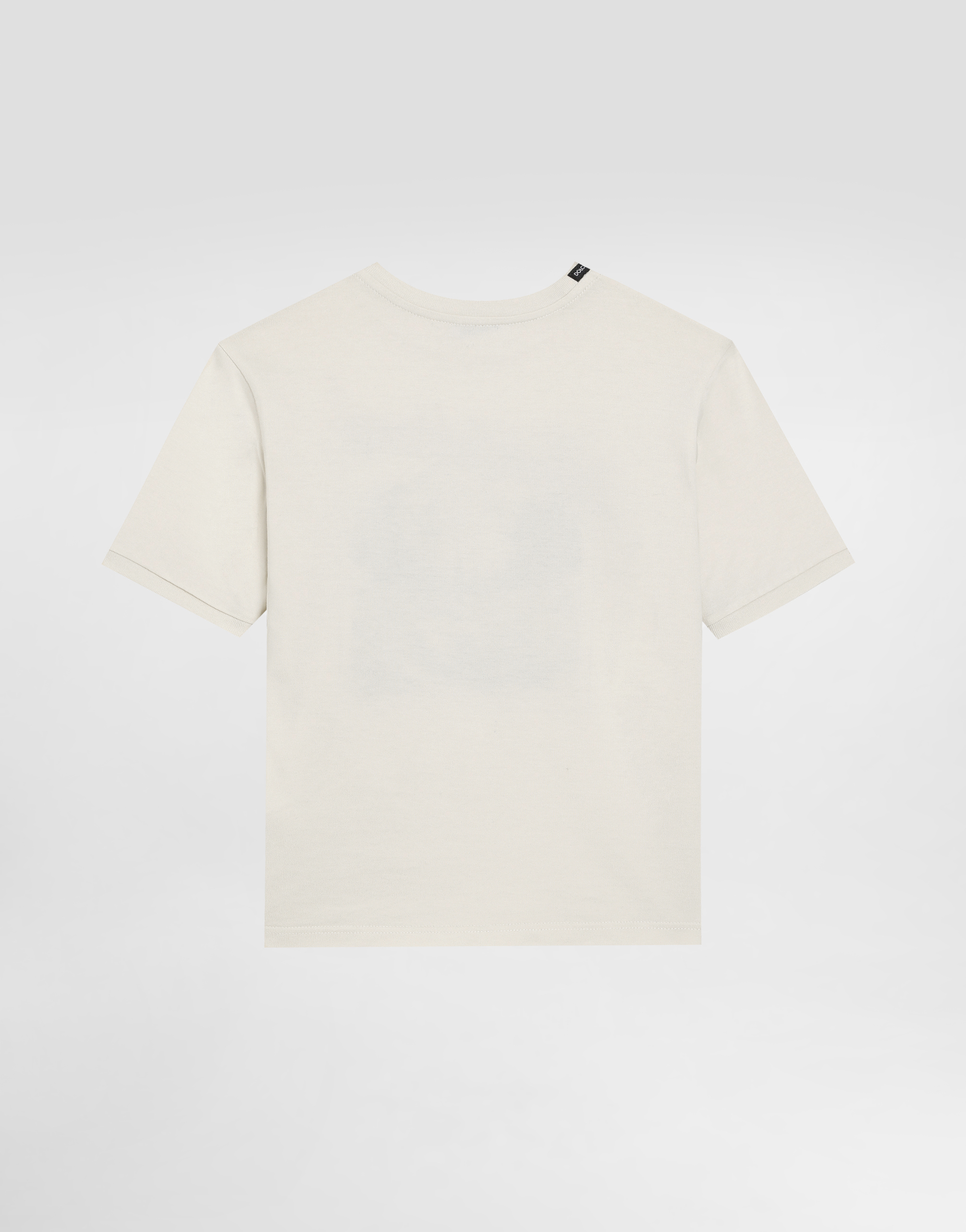 Dolce & Gabbana Jersey T-shirt With Postcard Print In White