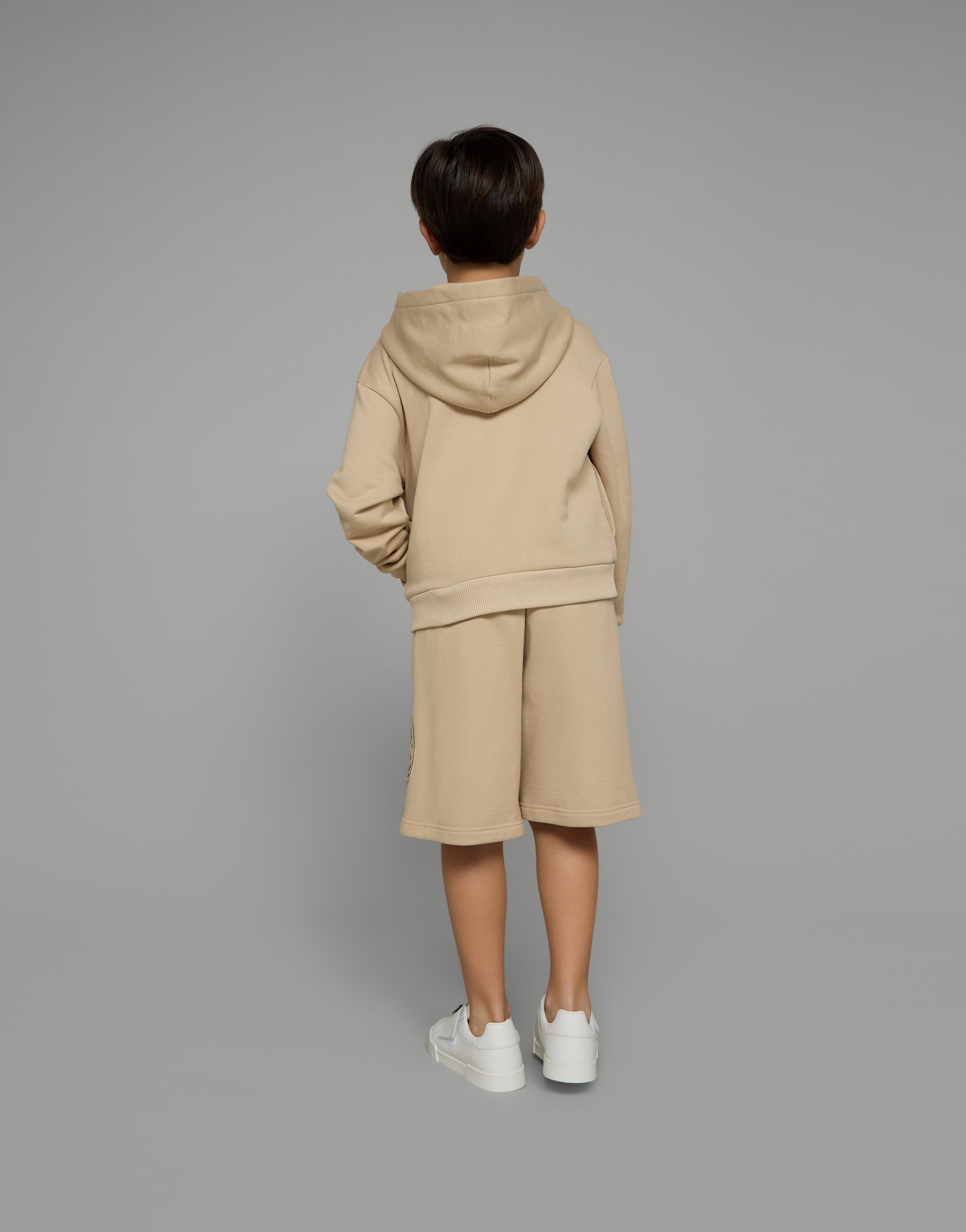 DOLCE & GABBANA COIN-PRINT BASKET SHORTS