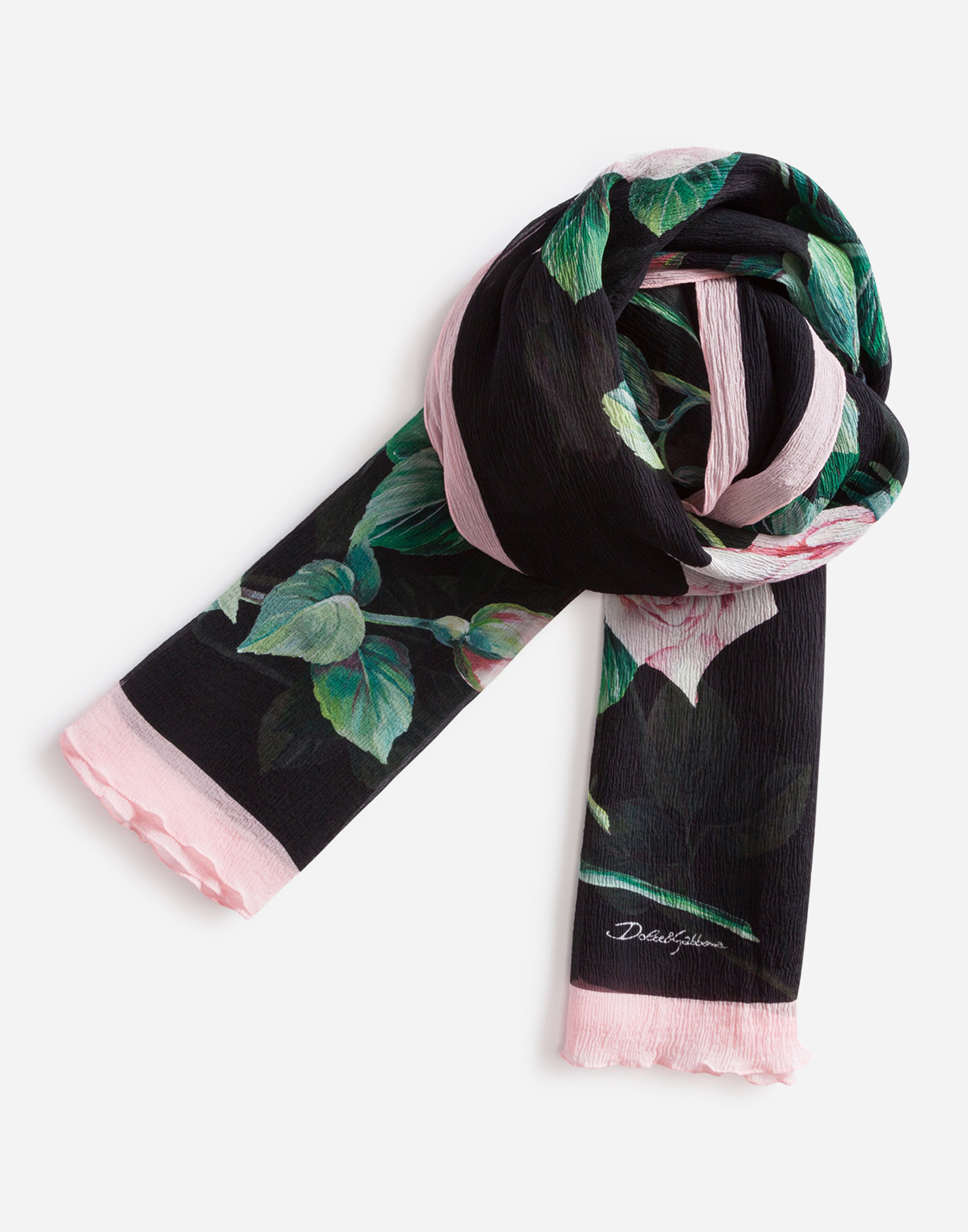 d&g silk scarf