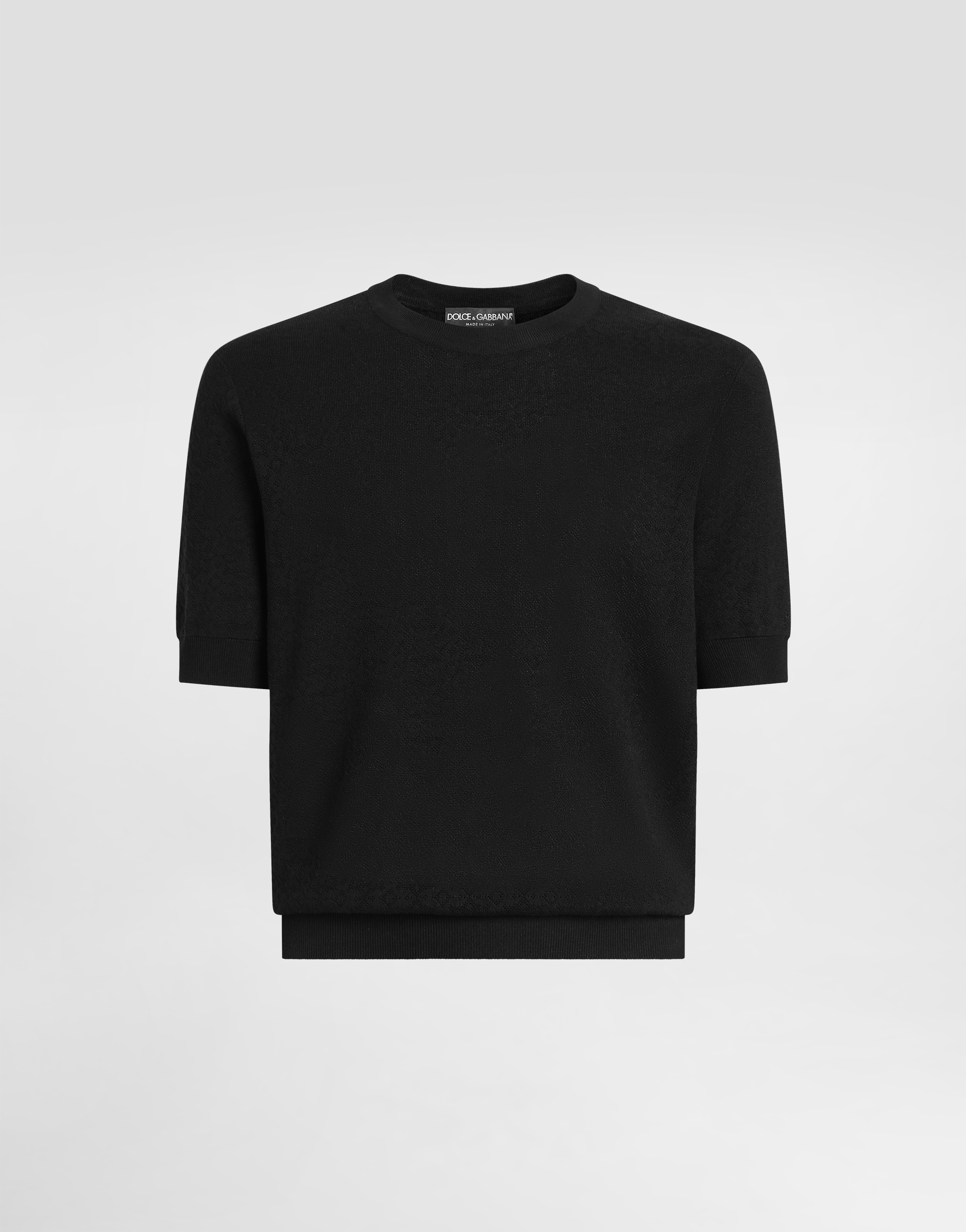 Silk pullover in Black for Men | Dolce&Gabbana® US
