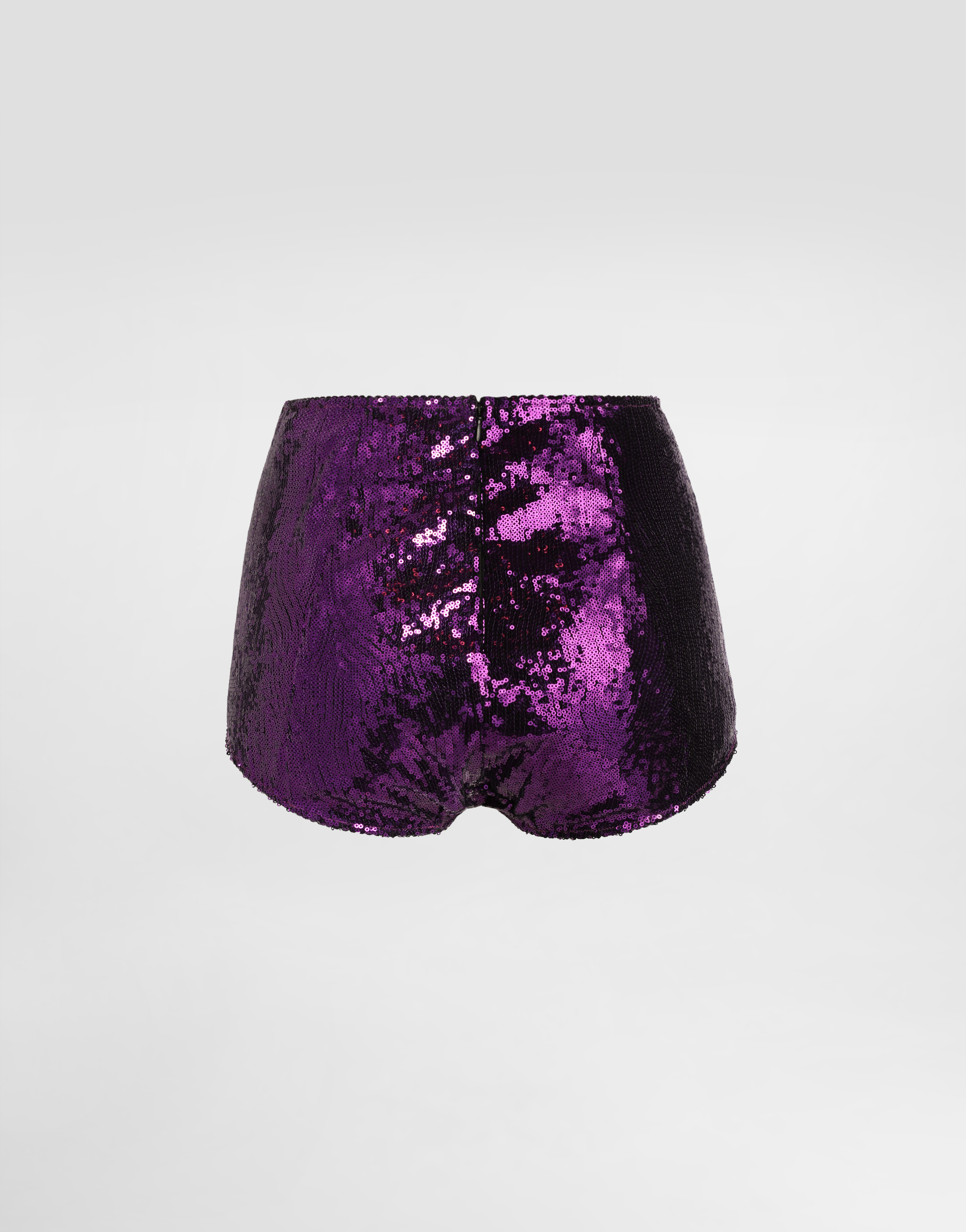 DOLCE & GABBANA SEQUINED HIGH-WAISTED PANTIES