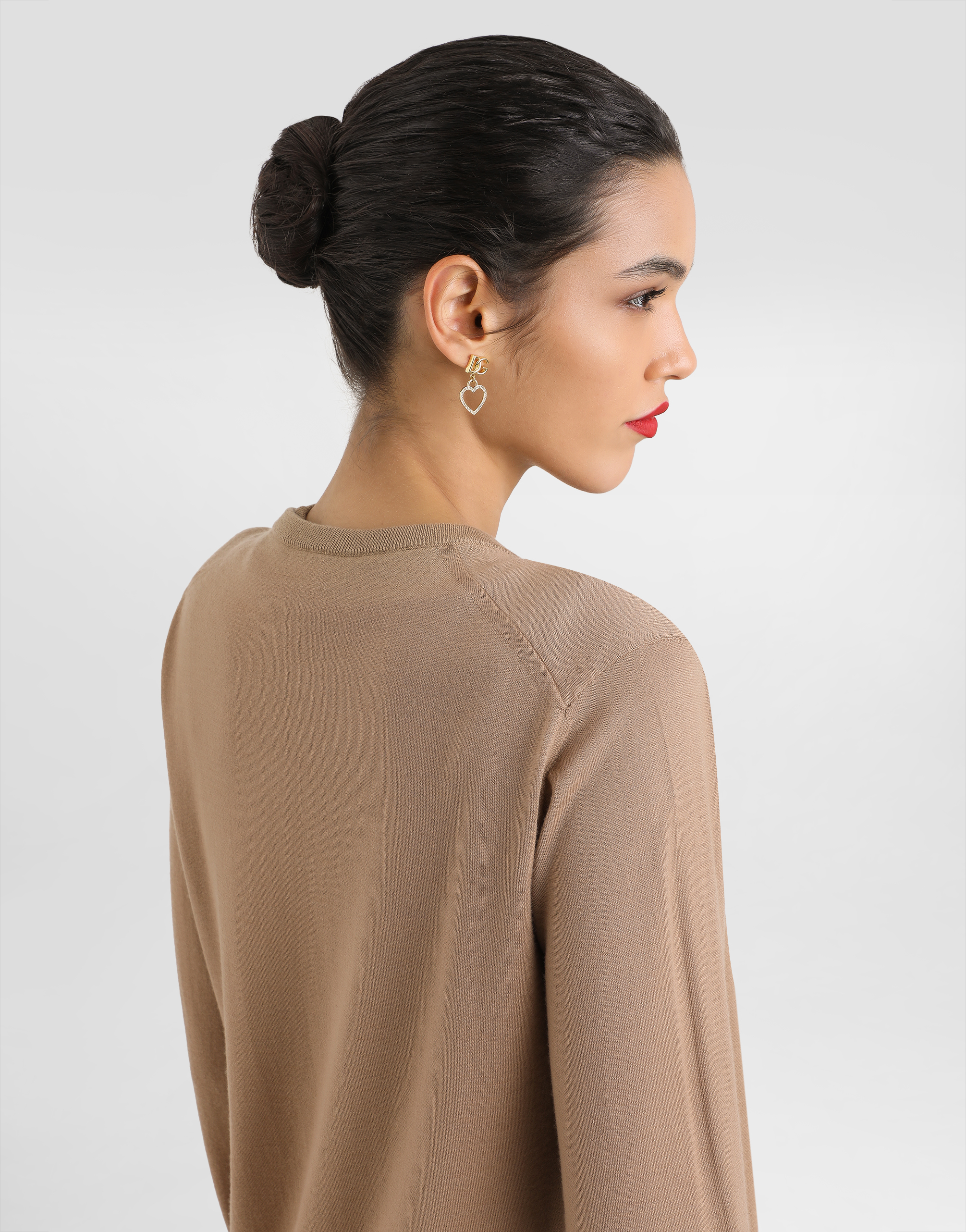 Dolce & Gabbana Button-front Cardigan Made Of Cashmere In Multi