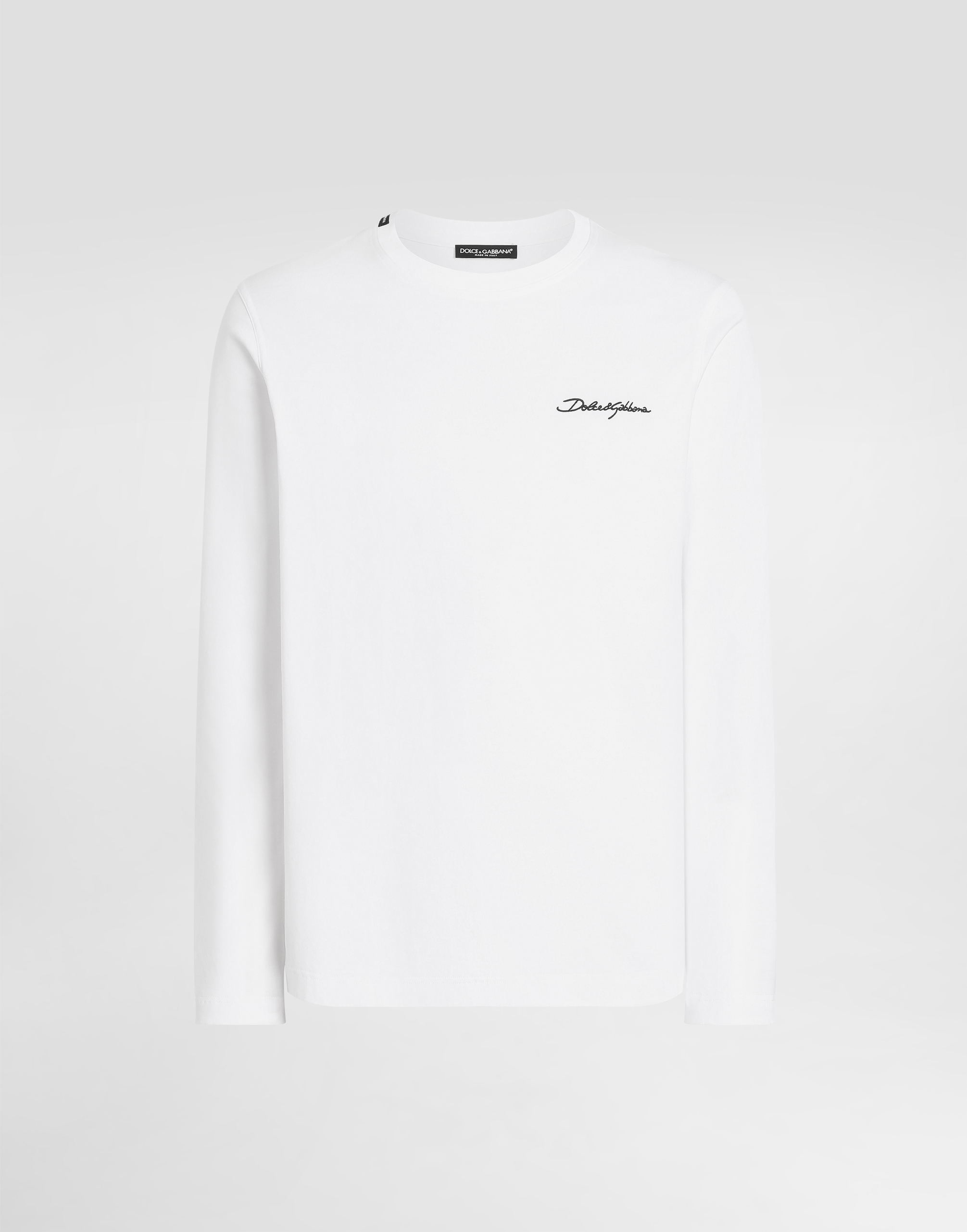 Dolce & Gabbana Cotton T-shirt With Embroidery