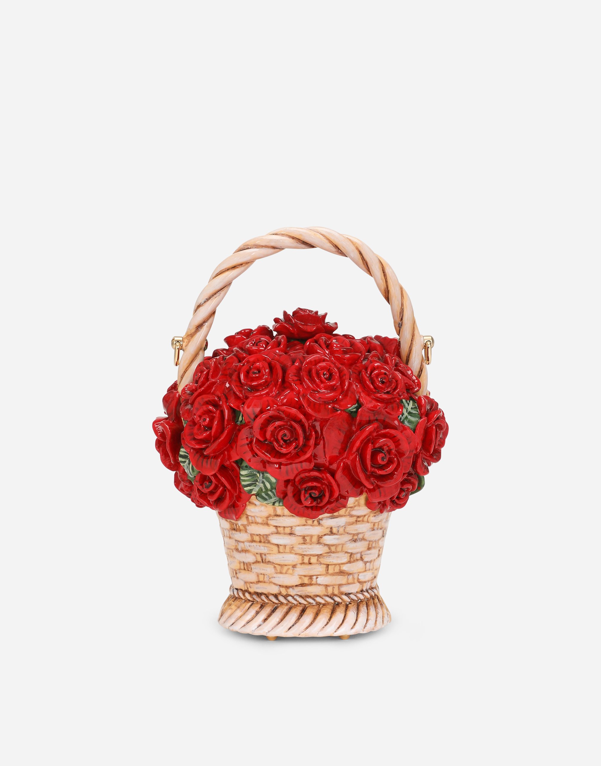 Dolce & Gabbana Dolce Box Basket Handbag In Multi