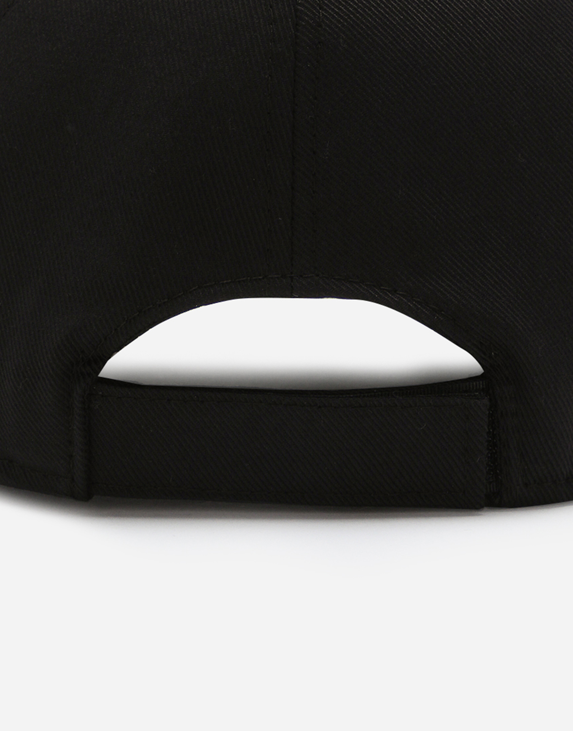 Shop Dolce & Gabbana Baseball Cap With Dg Logo Patch In Black