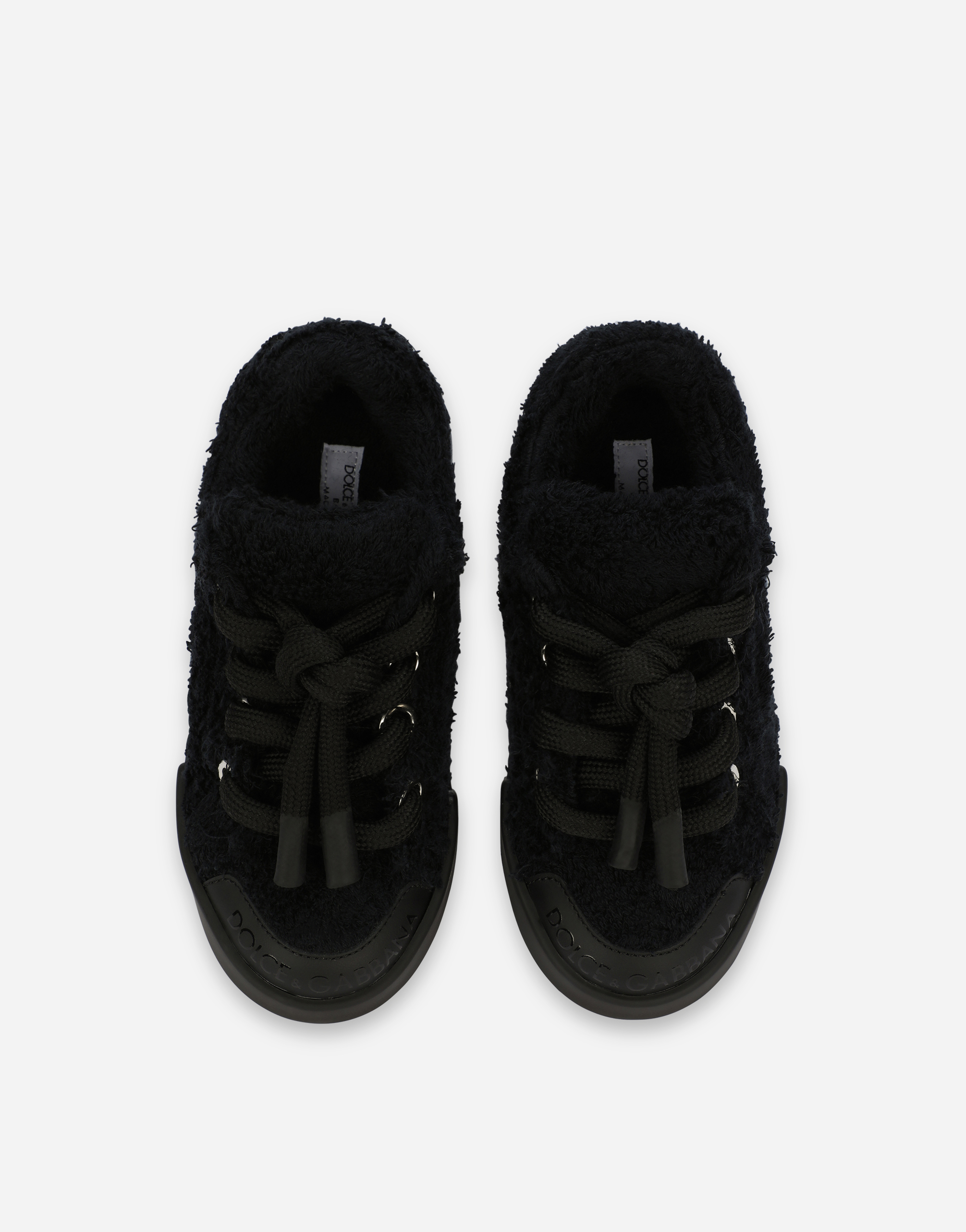 DOLCE & GABBANA TERRYCLOTH PORTOFINO LIGHT SNEAKERS