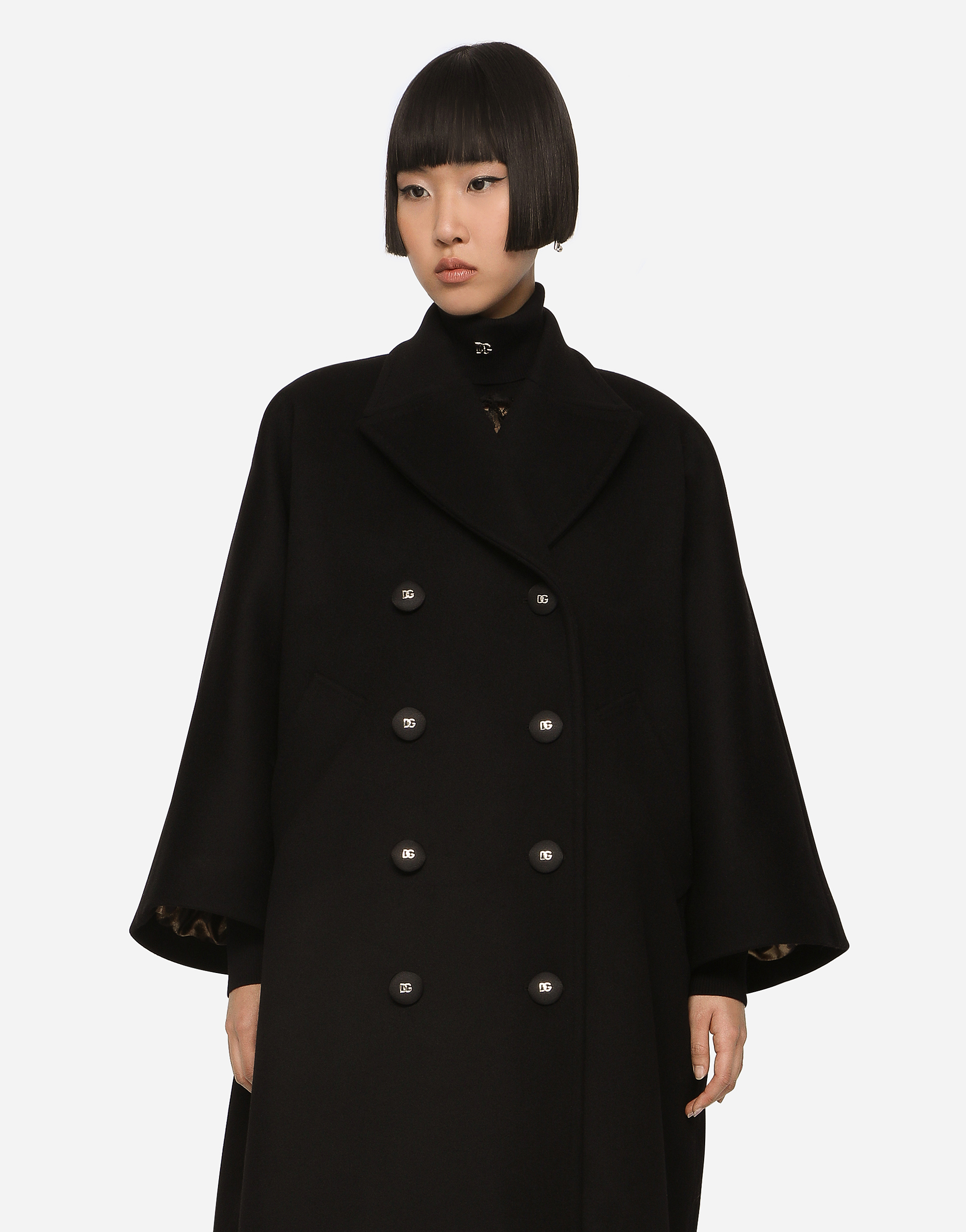 Dolce & Gabbana Cappotto In Black