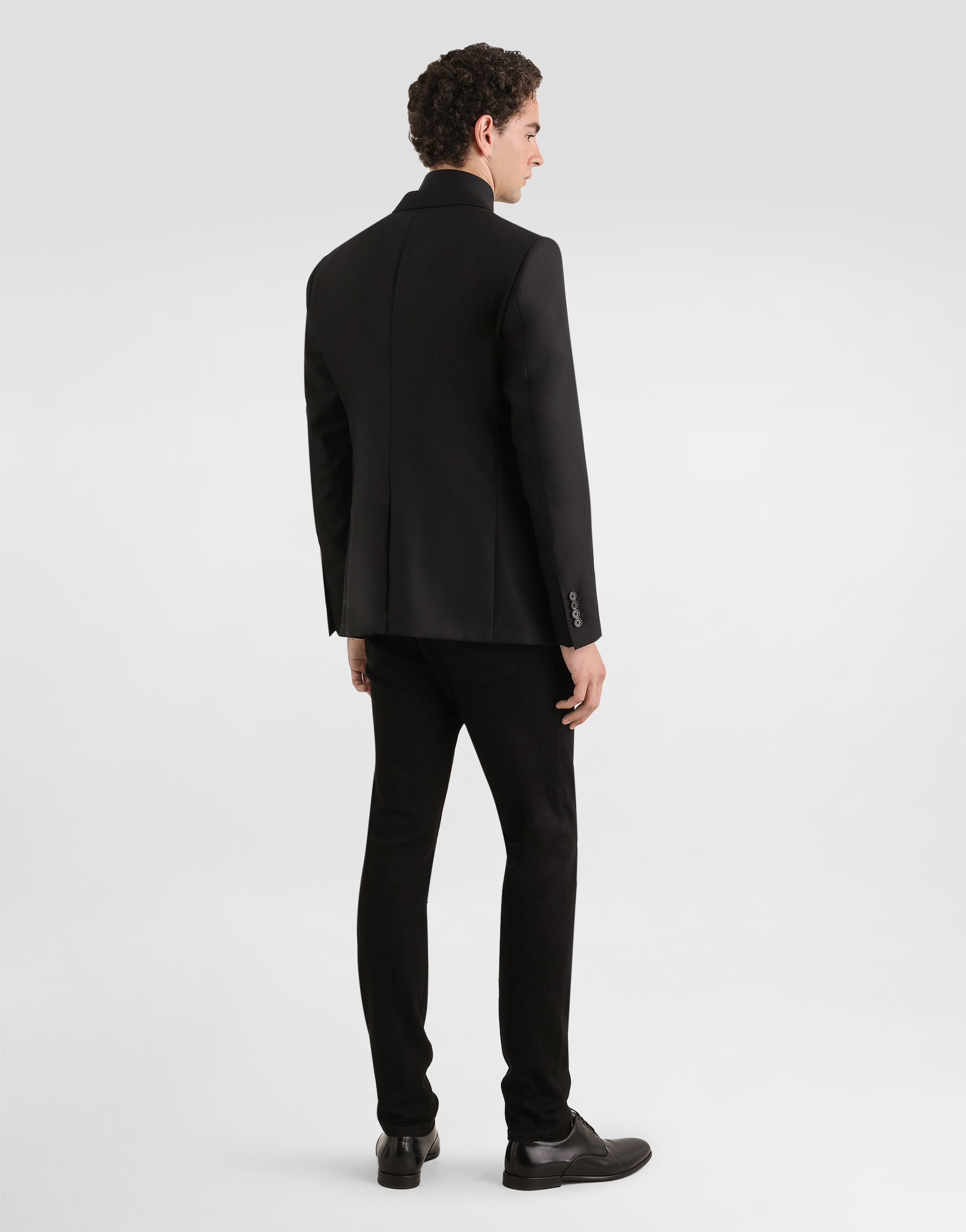 Dolce & Gabbana Two-button Notch-lapel Jacket In Black