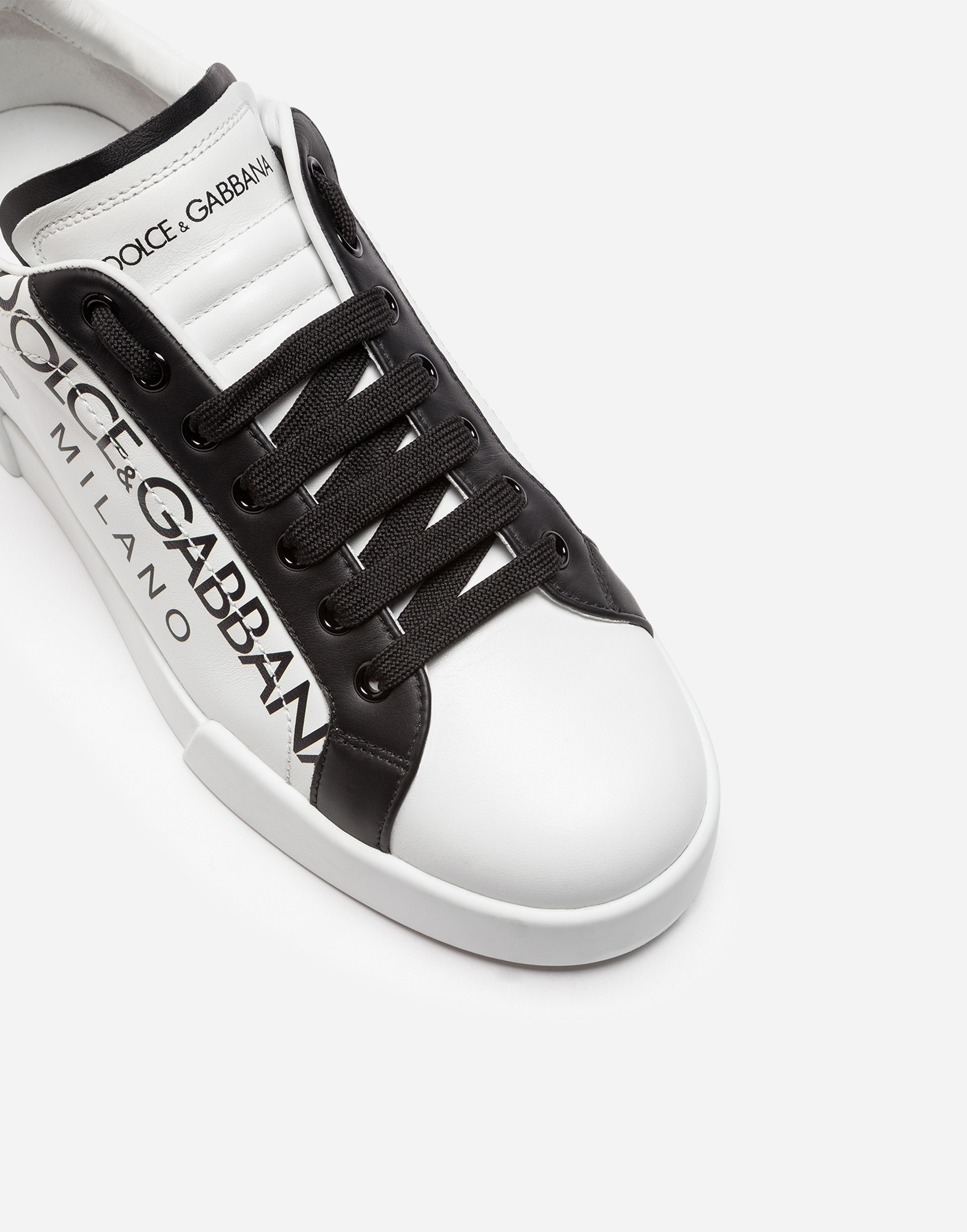printed calfskin portofino sneakers