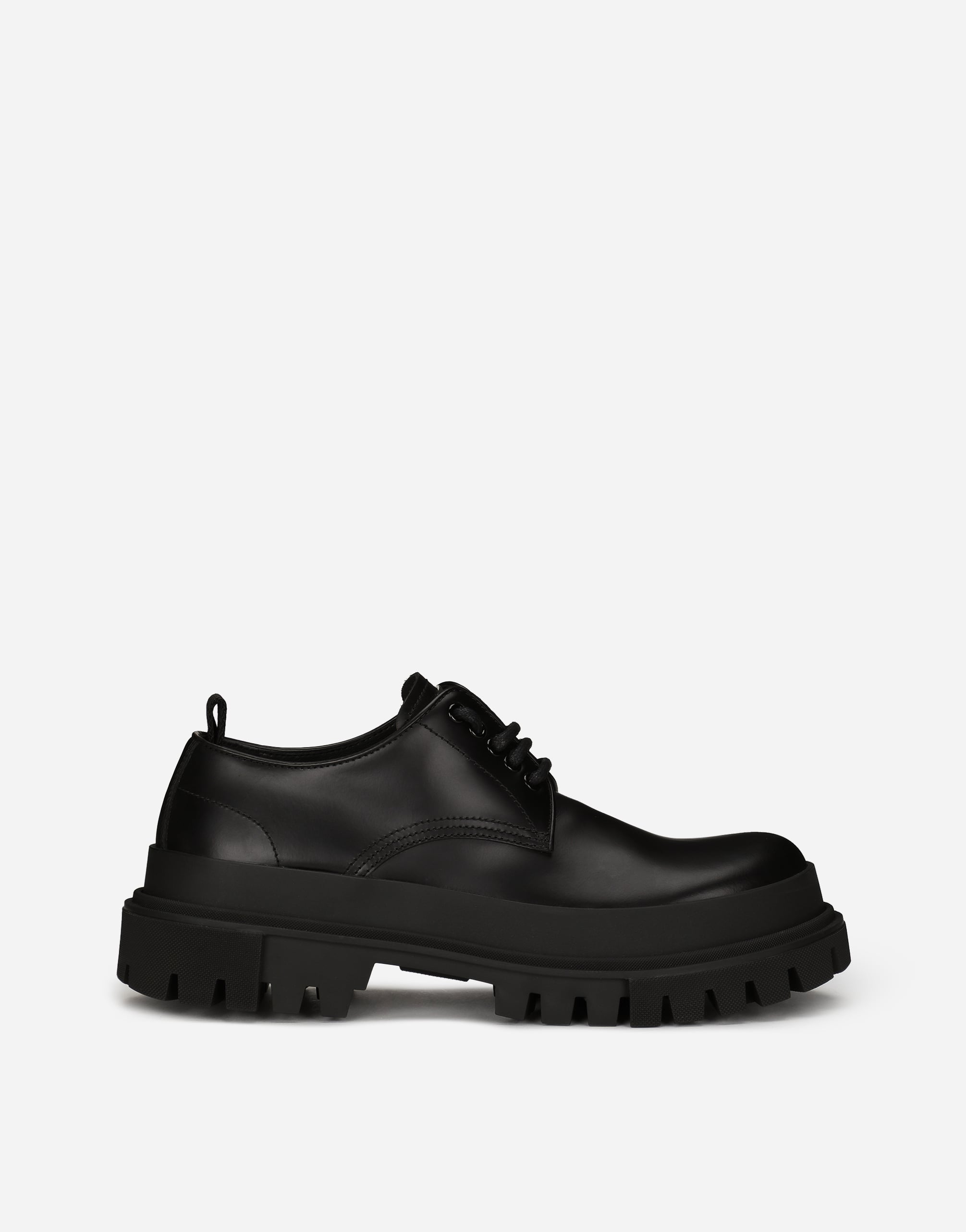 Calfskin hi-trekking Derby shoes in Black for Men | Dolce&Gabbana® US