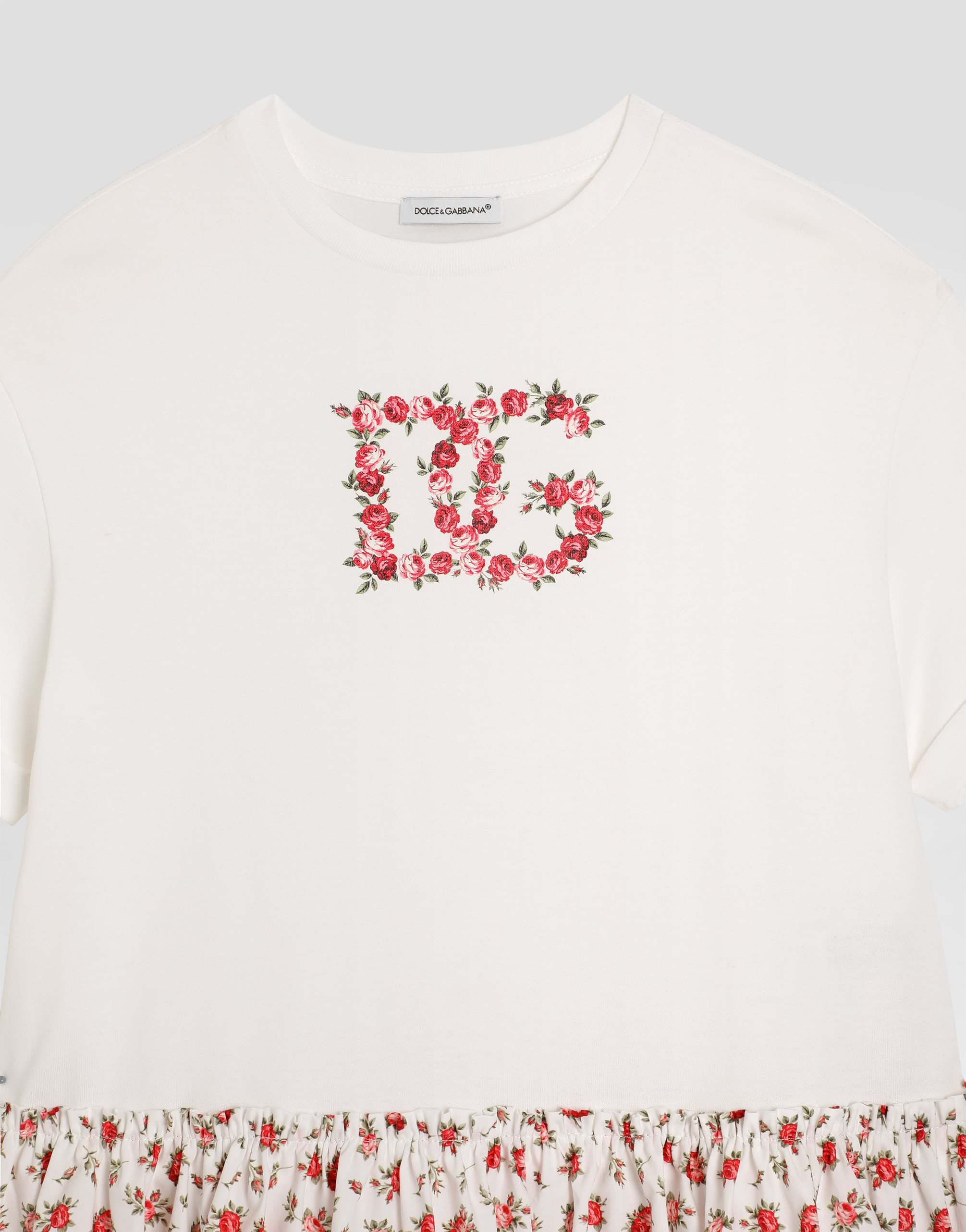 Dolce & Gabbana Dress Kids Color White In White