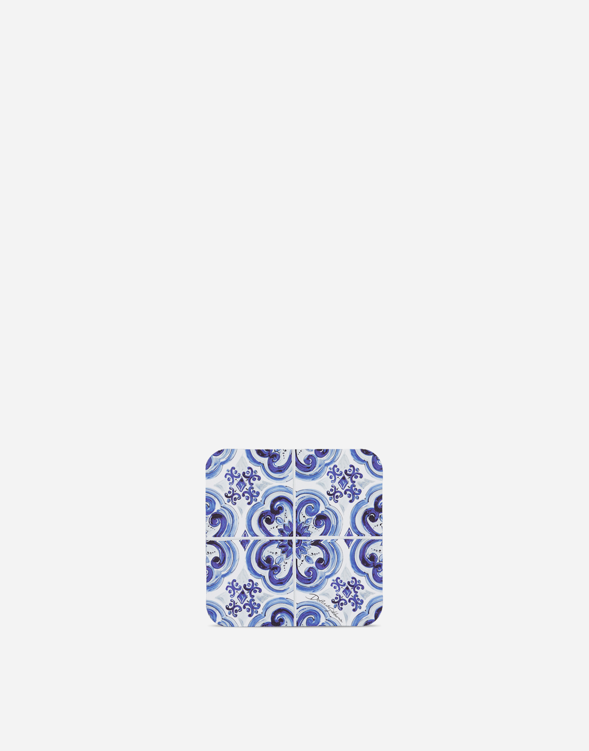 Dolce & Gabbana Set Of 12 Coasters In Multicolor