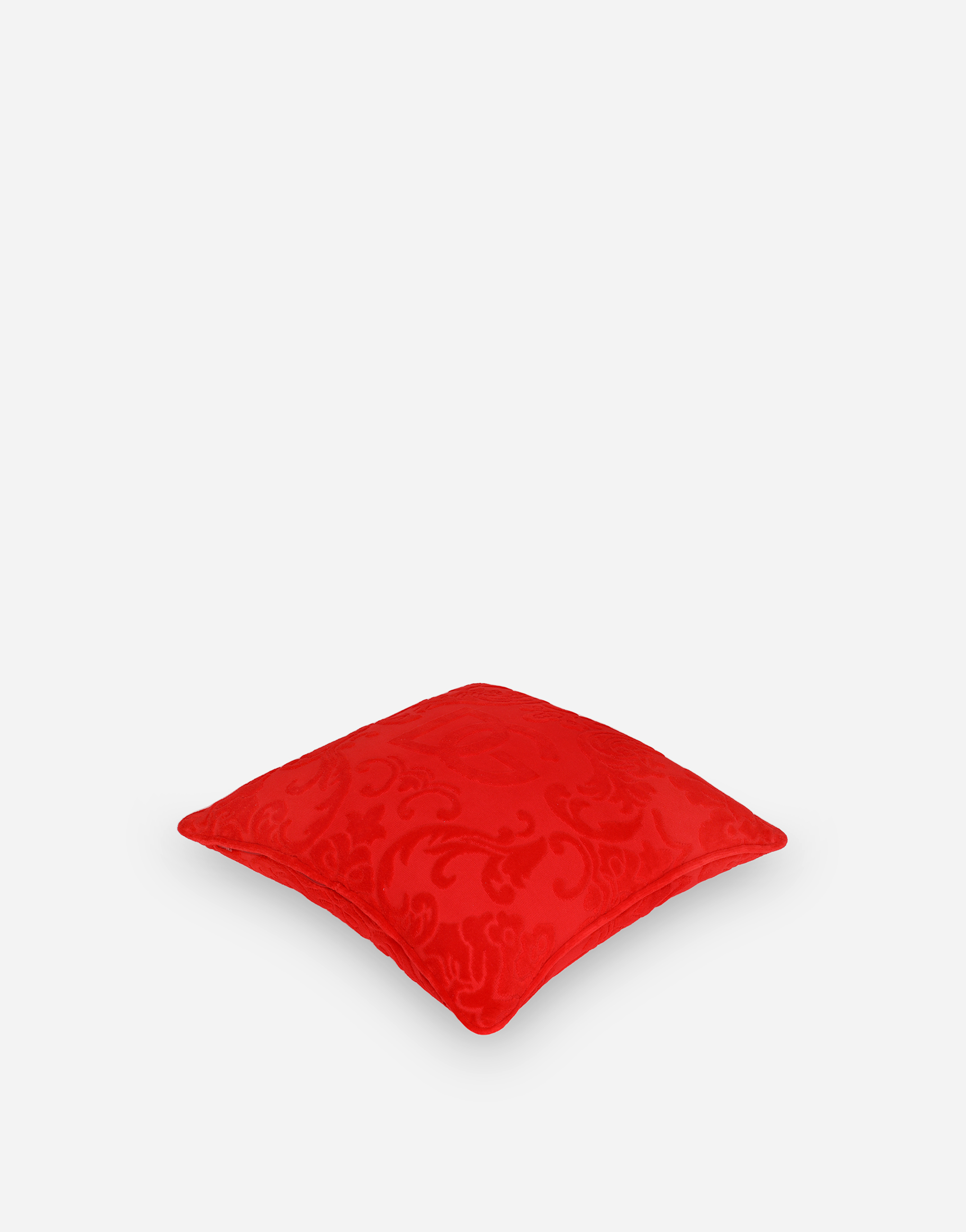 Shop Dolce & Gabbana Cotton Terry Outdoor Cushion In Multicolor