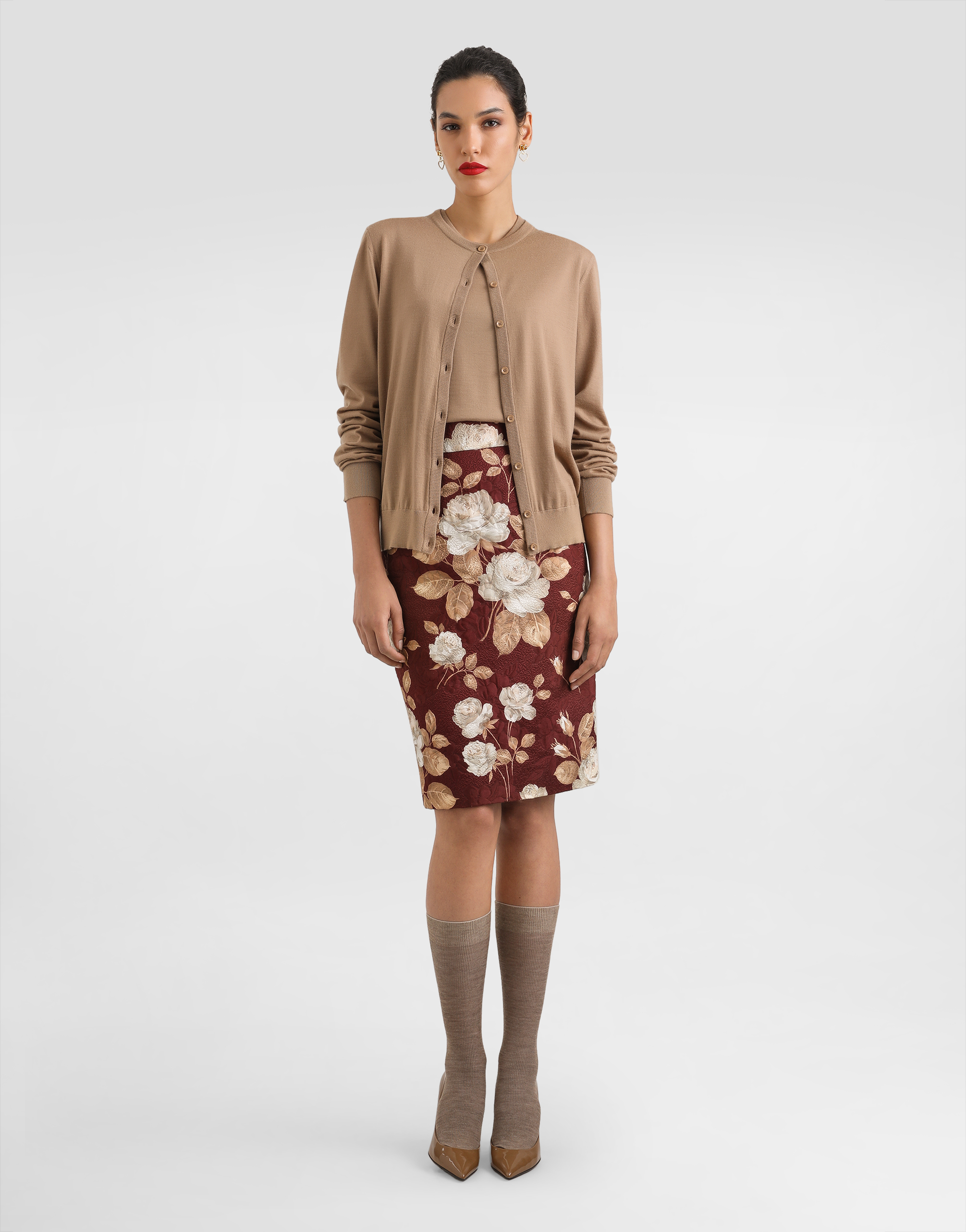 Dolce & Gabbana Pullover In Cashmere In Multi