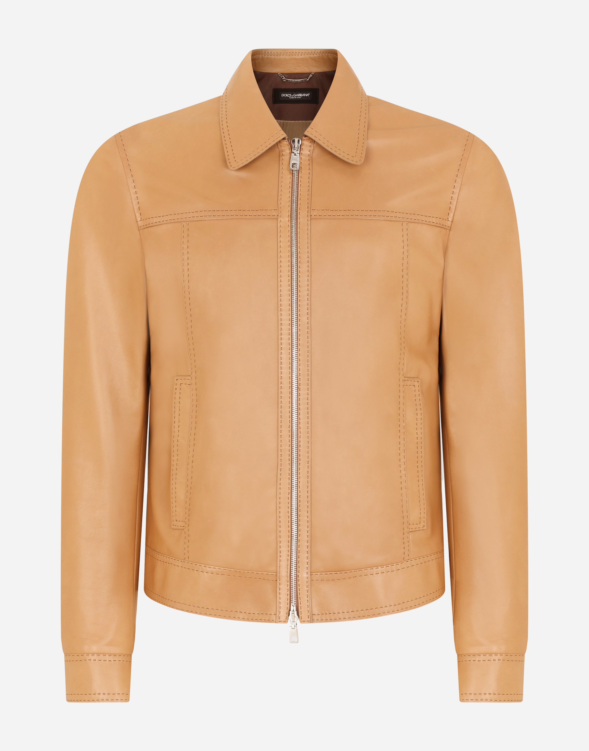 GIUBBOTTO in Beige for Men | Dolce&Gabbana® US