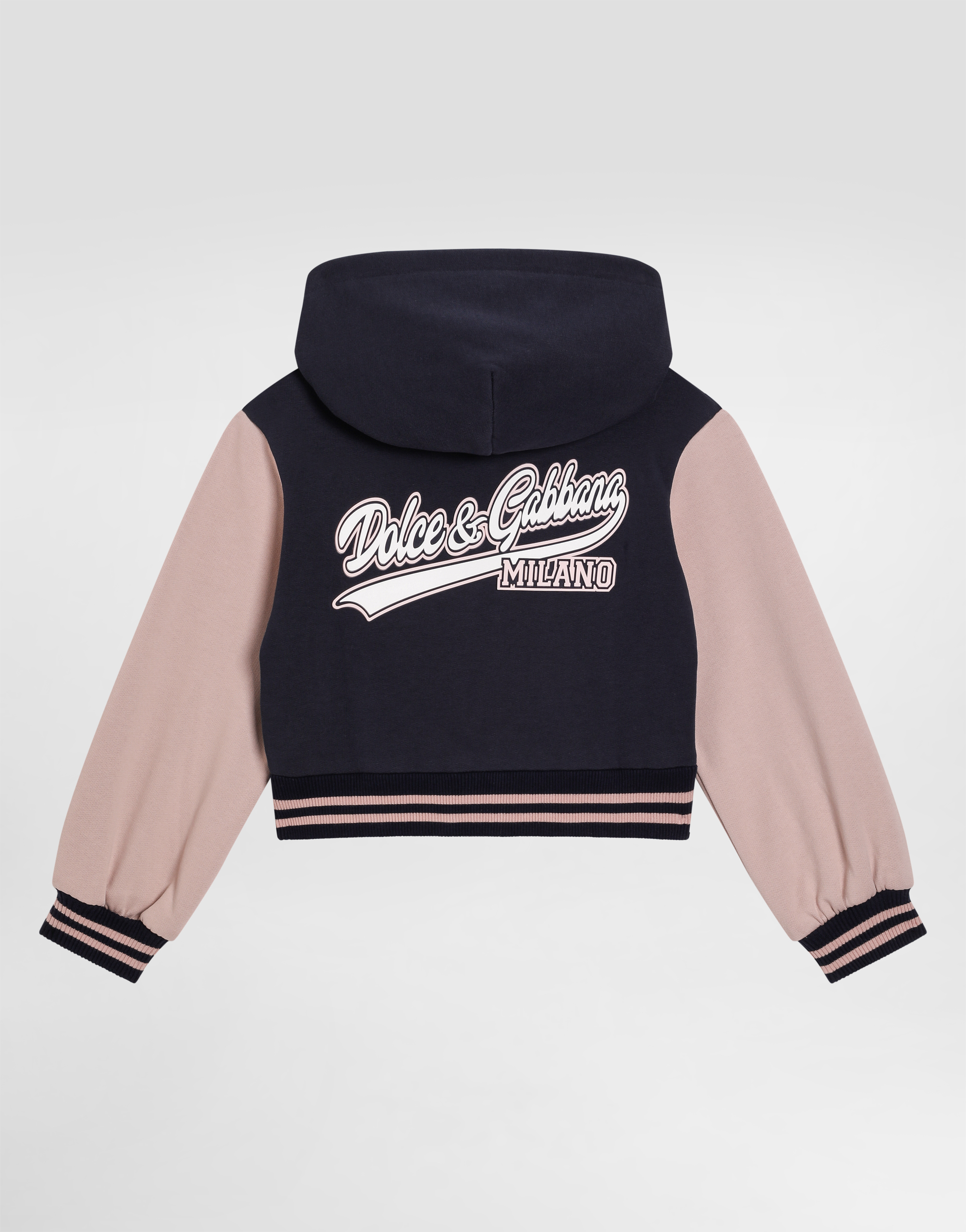 Jersey hoodie with logo