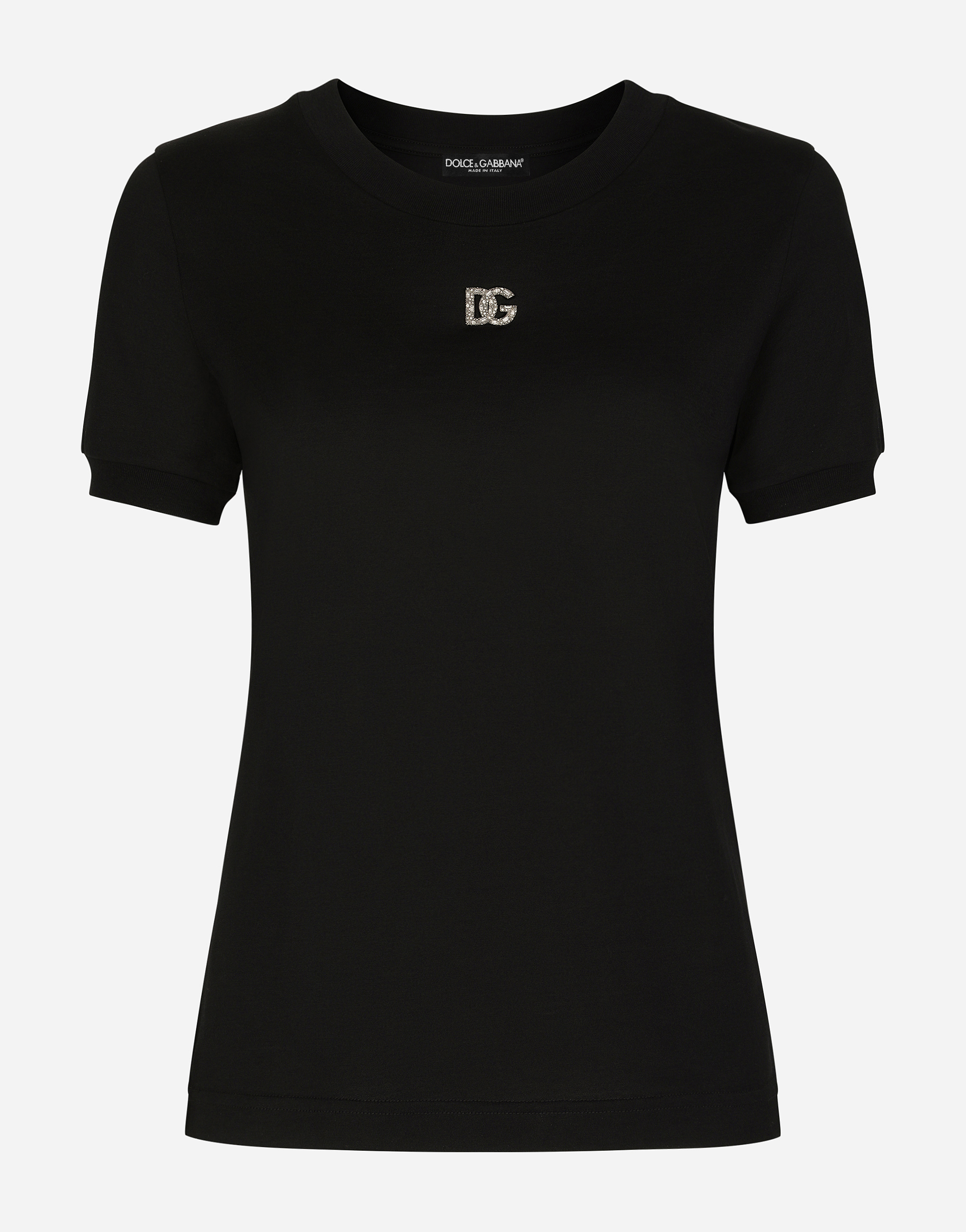 Shop Dolce & Gabbana Tshirt Manica Corta In Black