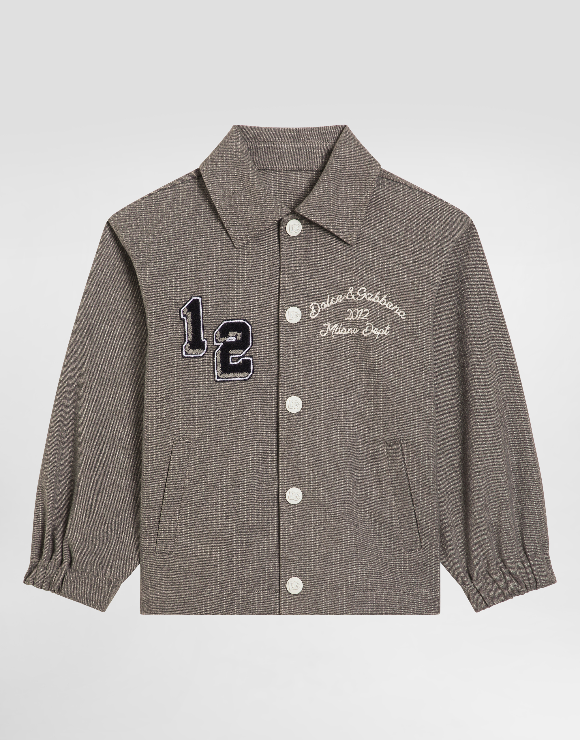 Dolce & Gabbana Pinstripe Jacket - Man Coats And Jackets Multicolor 2 Years