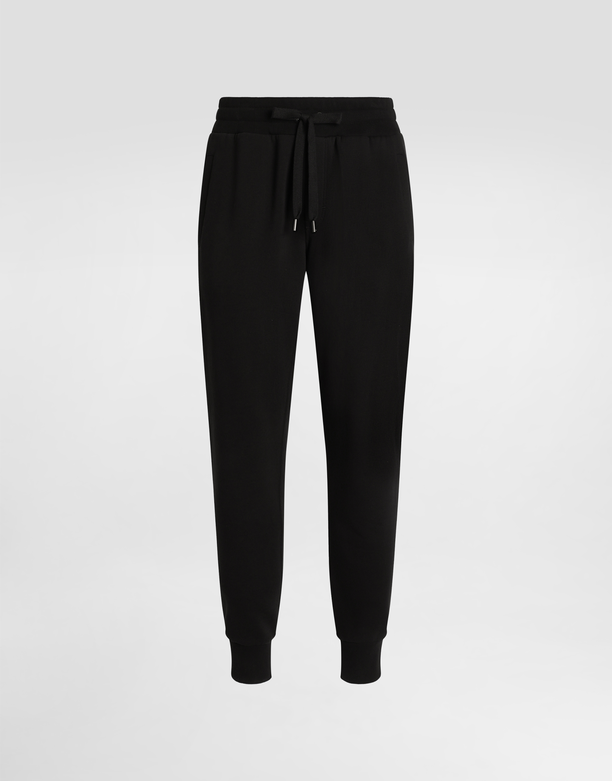 Dolce & Gabbana Stretch Jersey Jogging Pants With Tag - Man Pants And Shorts Black