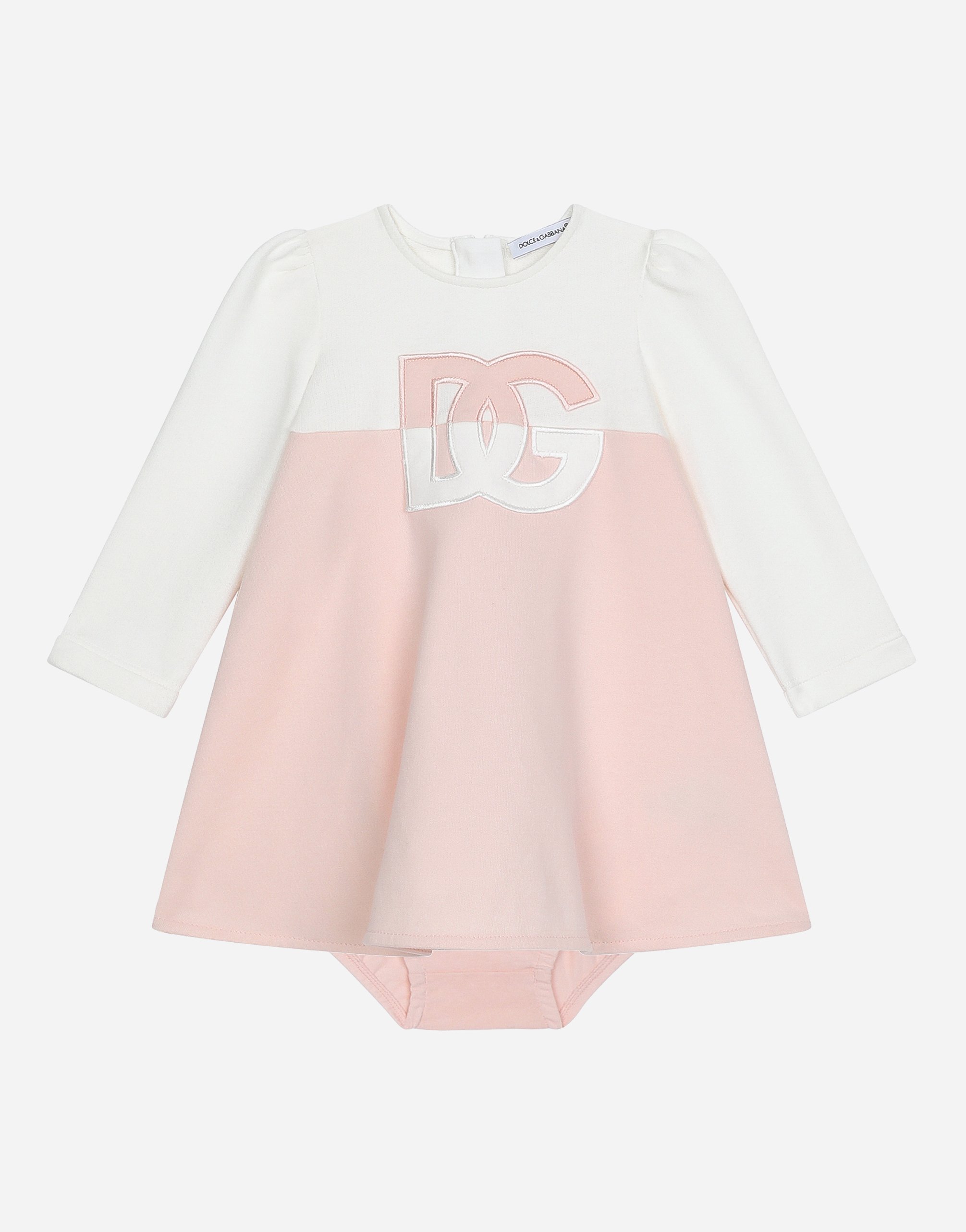 Jersey dress with bloomers
