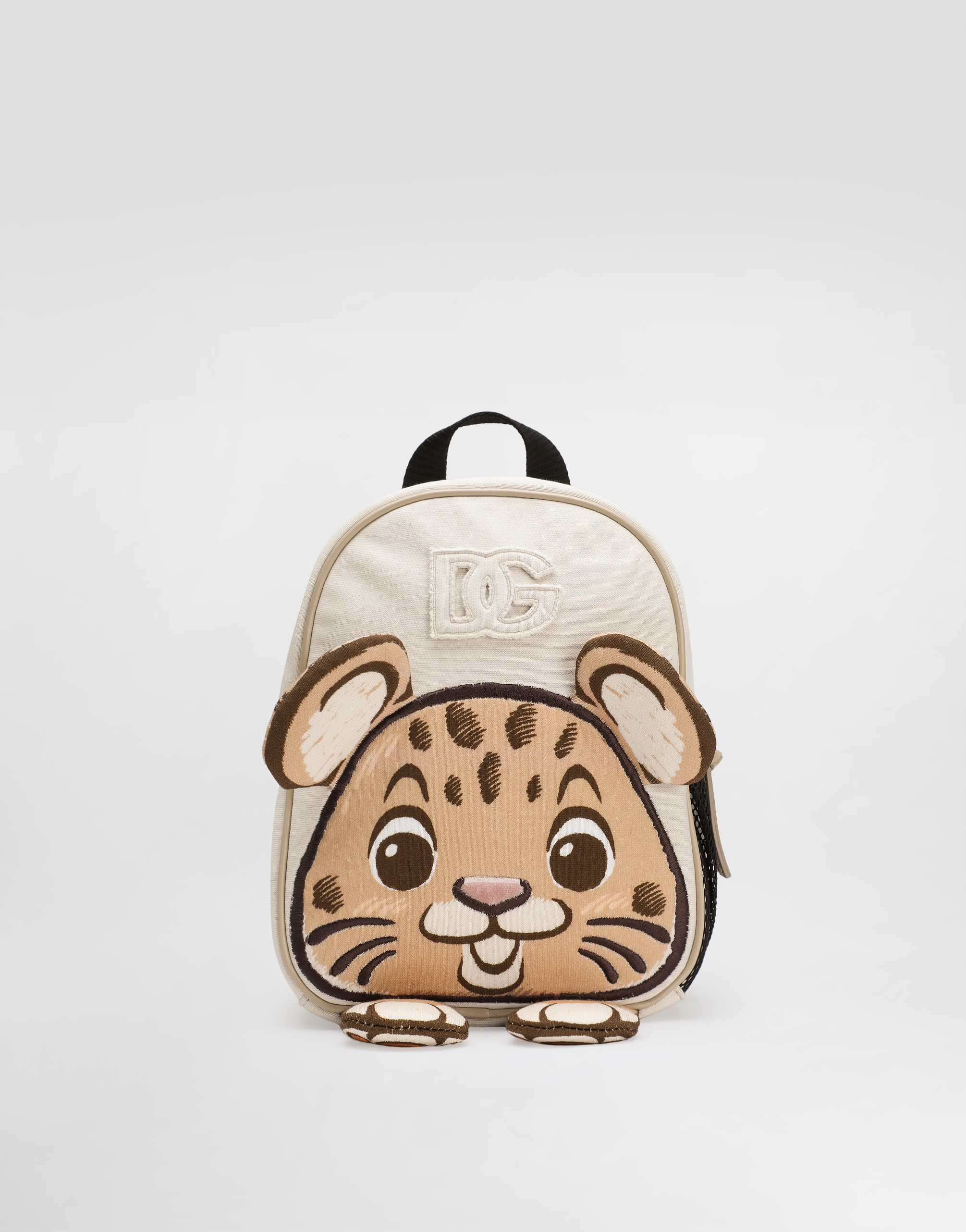 Dolce & Gabbana Printed Backpack With Dg Patch In Multi
