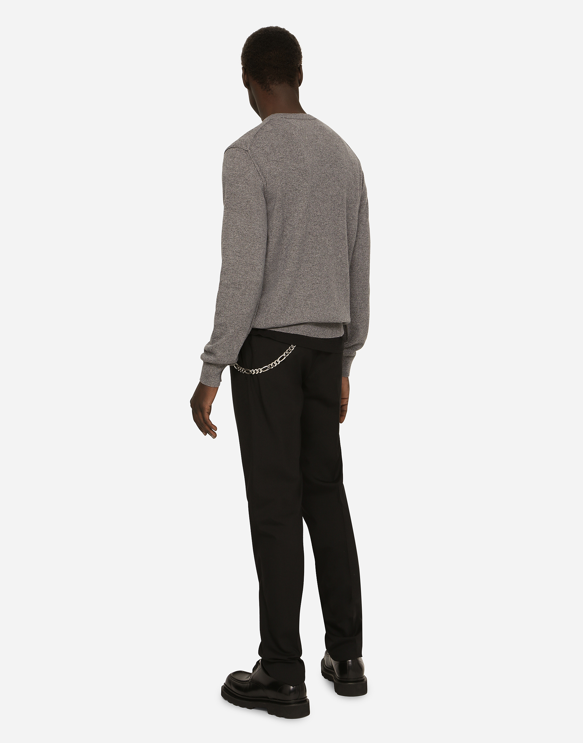  Dolce & Gabbana Dolce & Gabbana Pull Girocollo - Man Sweaters And Cardigans Gray 58 