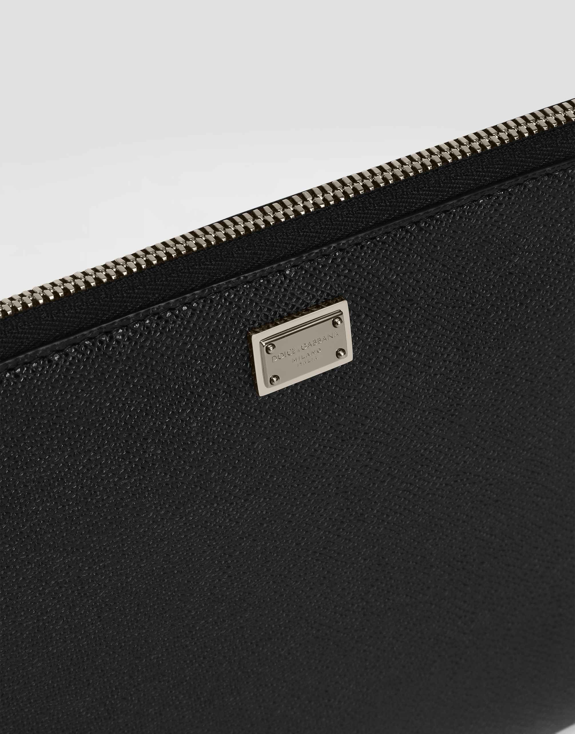 Dolce & Gabbana Alpine Calfskin Sicily Clutch Bag