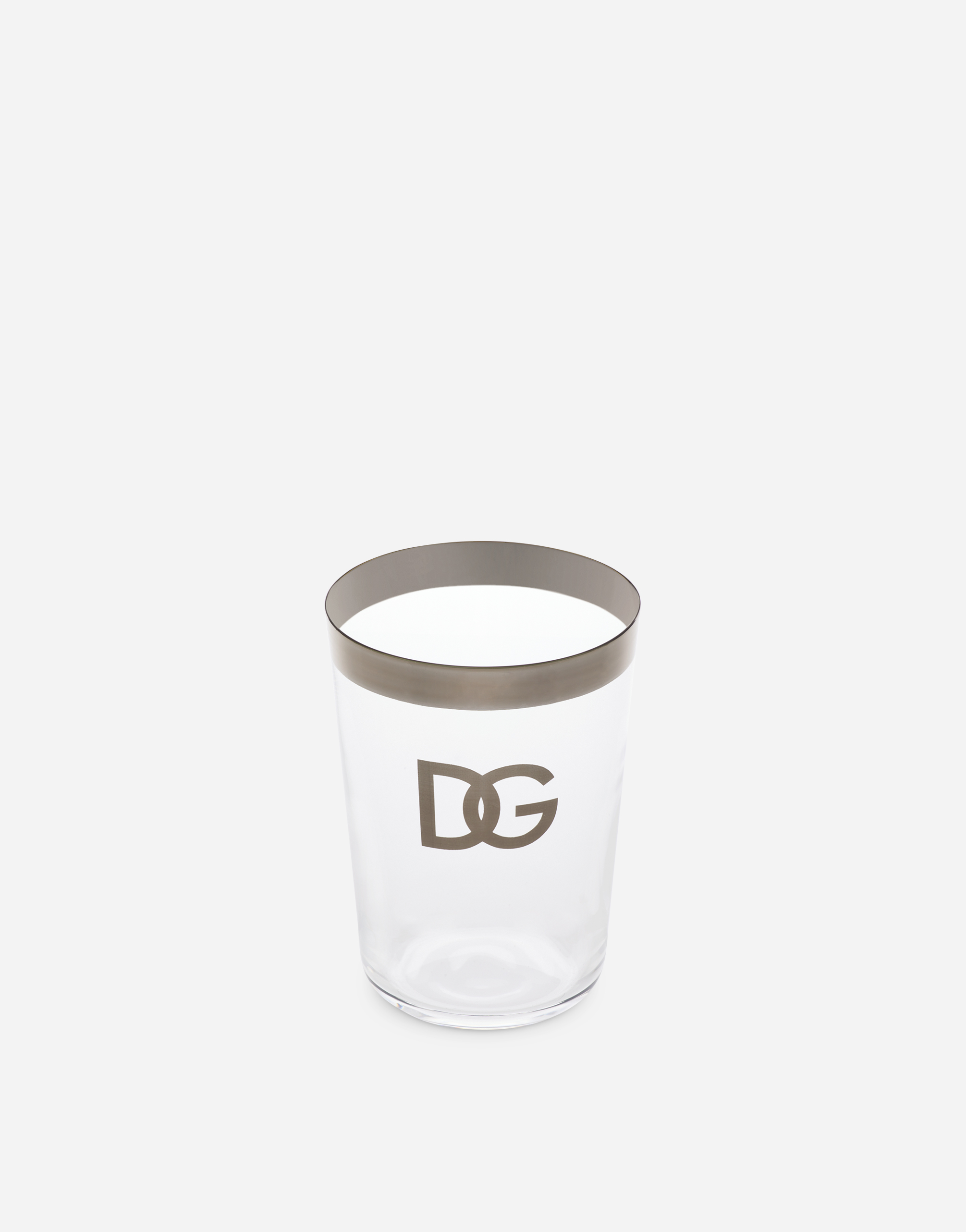 Dolce & Gabbana Set 2 Beverage Glasses In Multicolor