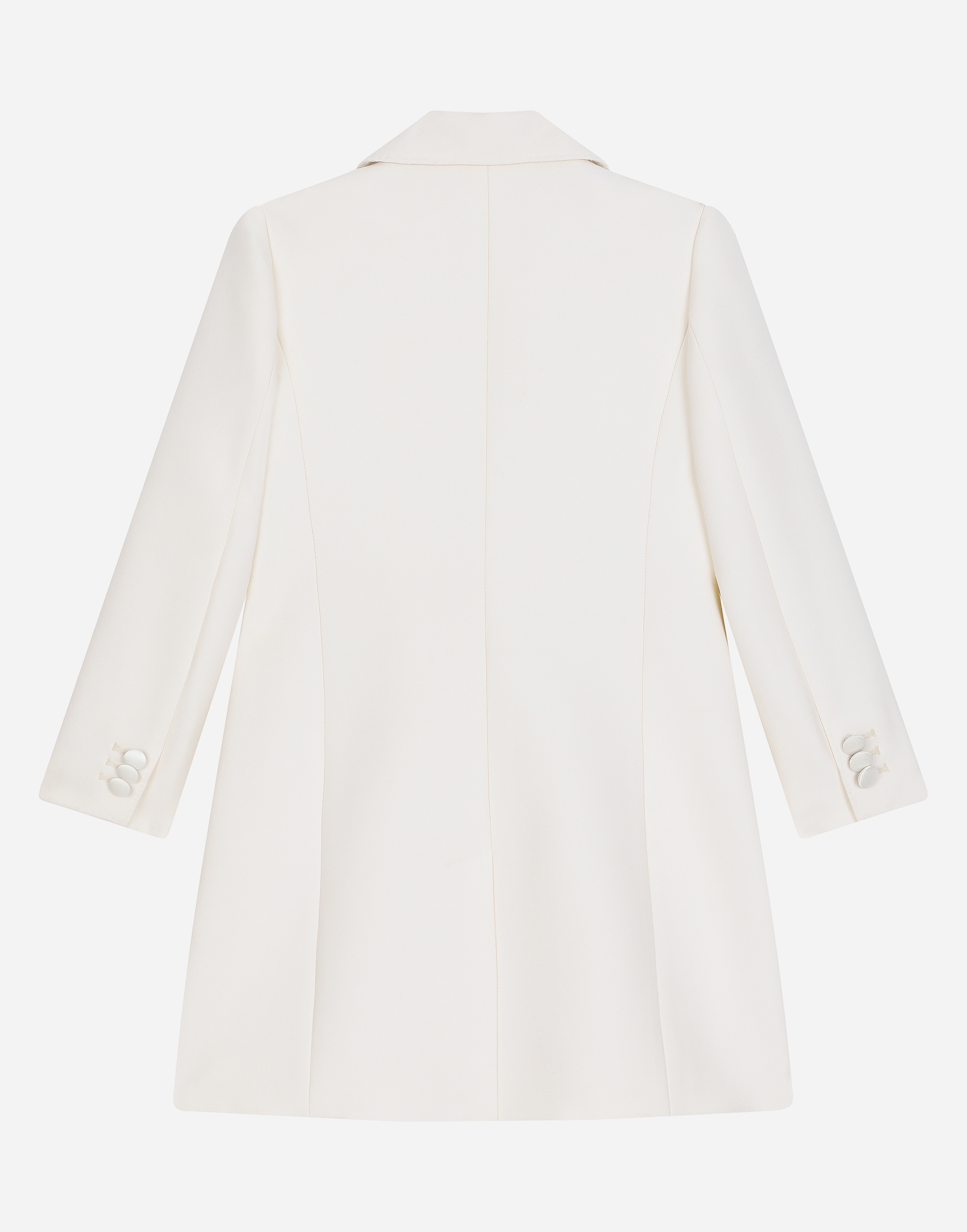 DOLCE & GABBANA DOUBLE-BREASTED CADY COAT