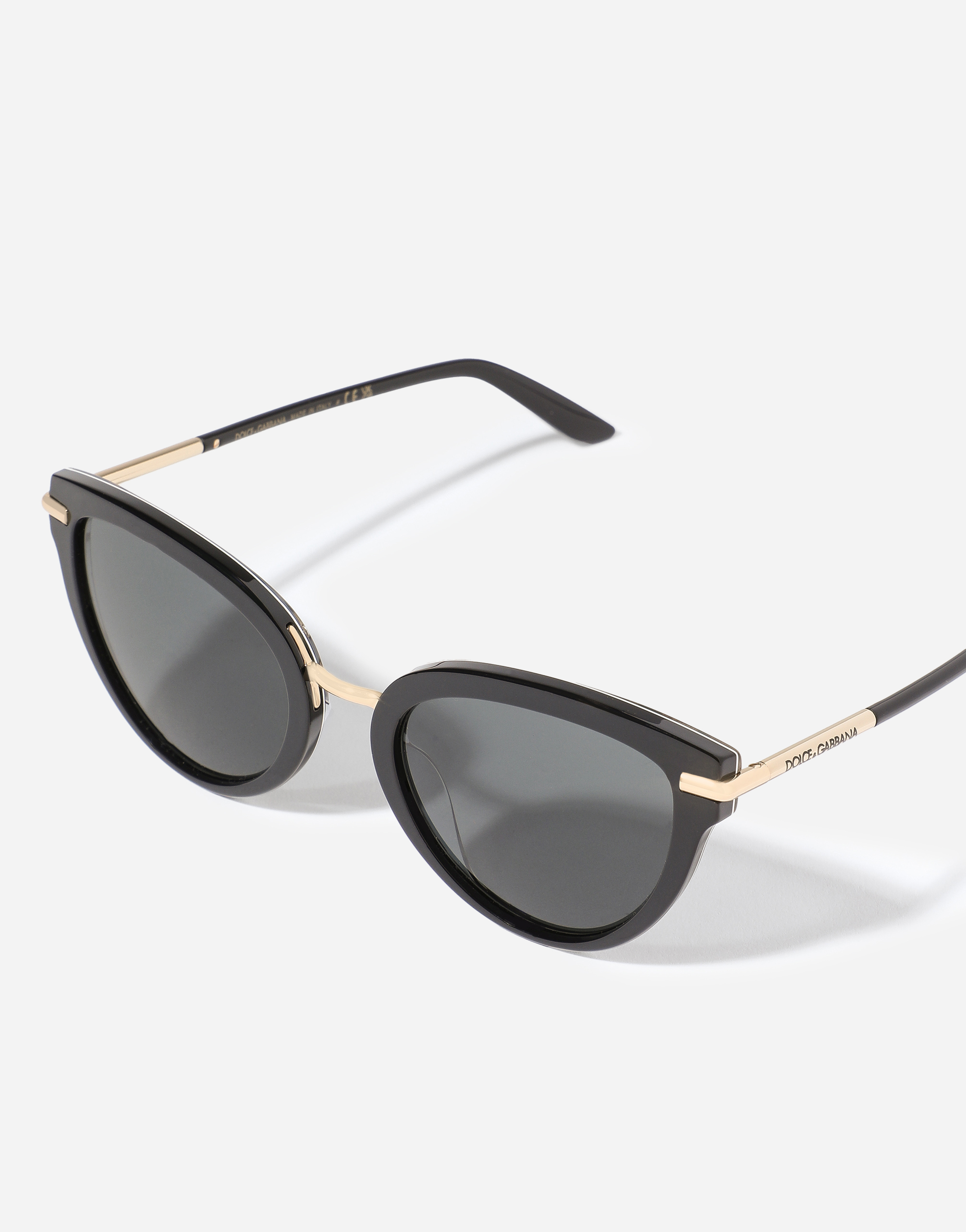 Dolce & Gabbana Dna Sunglasses In Black On Leo Print