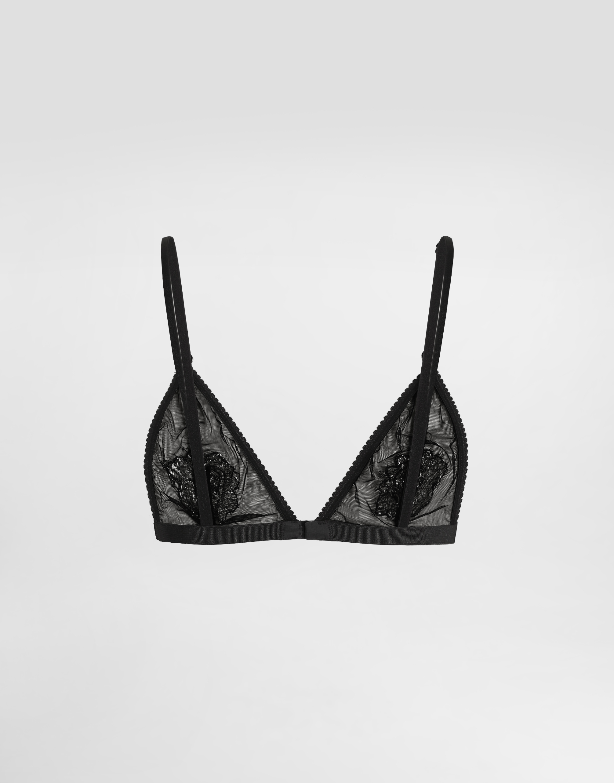 Tulle and lace bra