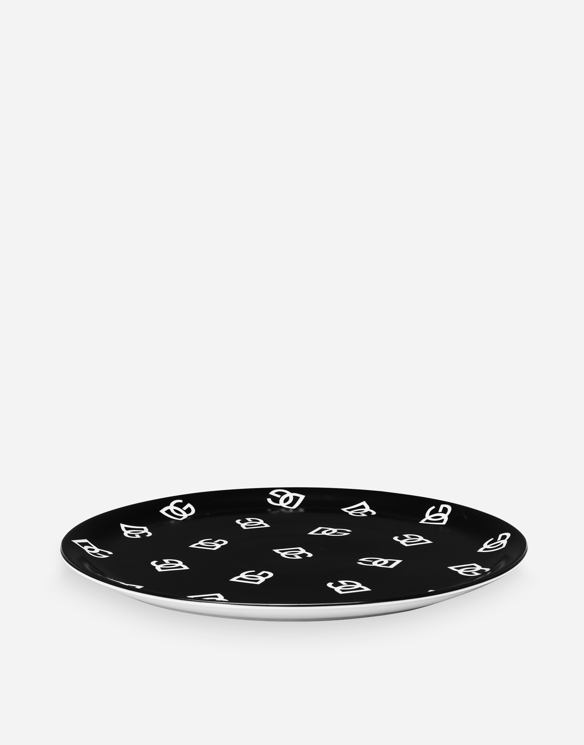 Dolce & Gabbana Porcelain Pizza Plate In Multicolor