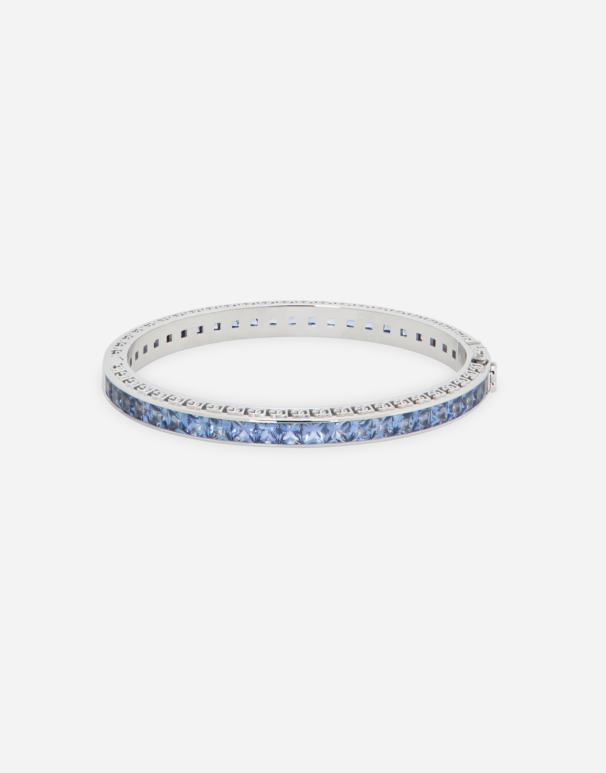 Dolce & Gabbana Anna Bracelet In White Gold 18kt With Blue Sapphires