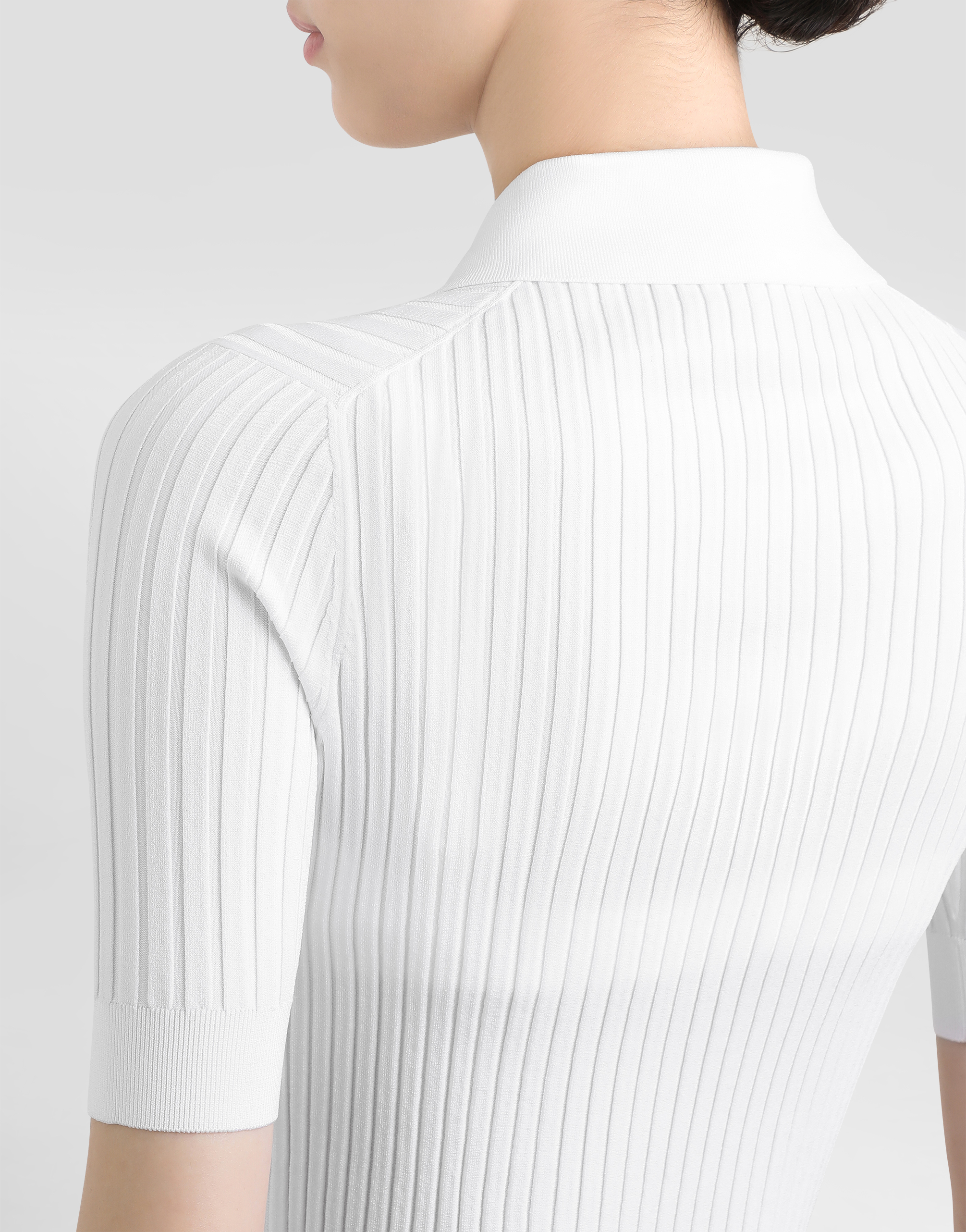 Dolce & Gabbana Ribbed Polo Top