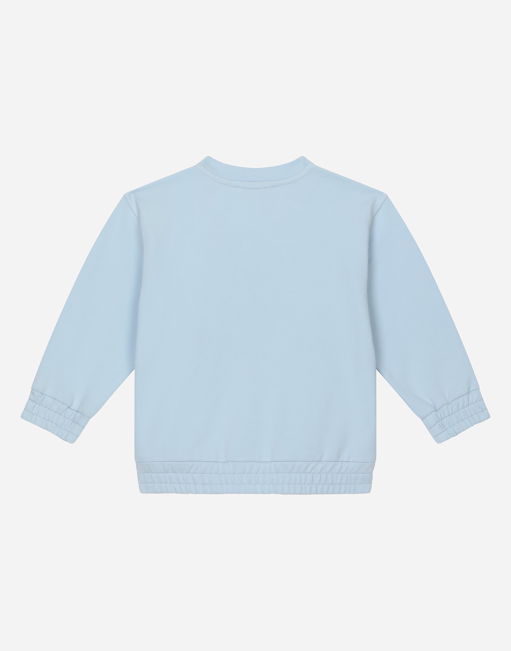 Round-neck sweatshirt with logo print