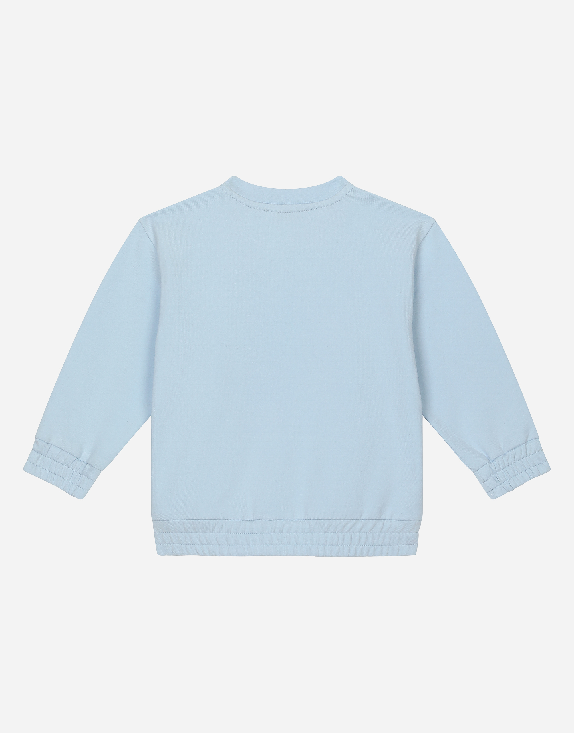 DOLCE & GABBANA ROUND-NECK SWEATSHIRT WITH LOGO PRINT