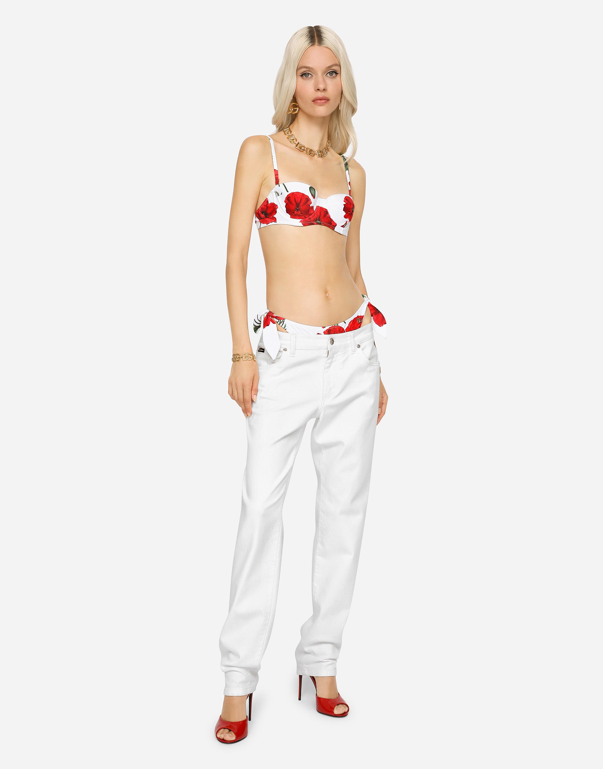 Dolce & Gabbana Straight Jeans In Blue