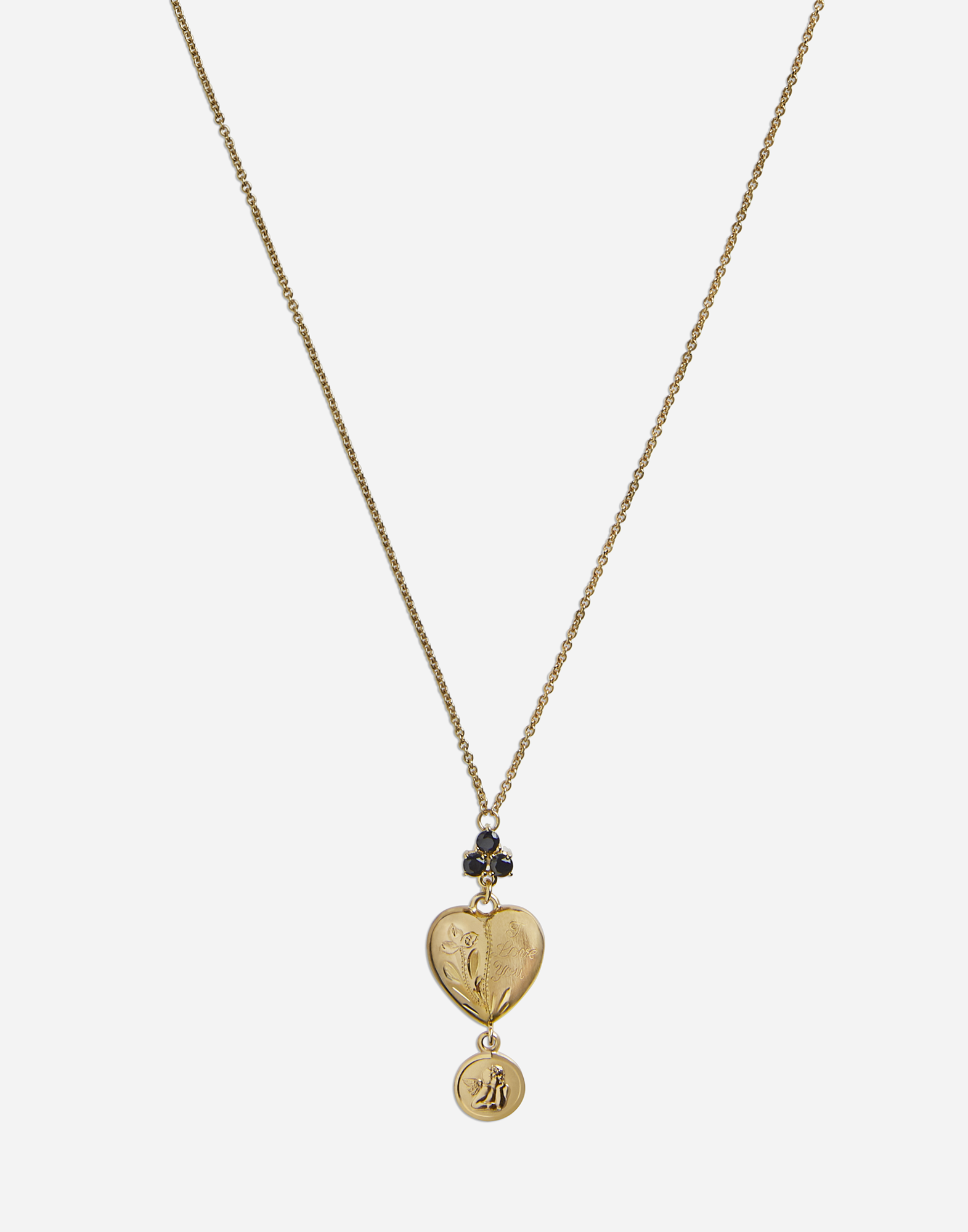 Dolce & Gabbana Necklace With Heart Pendant In Gold