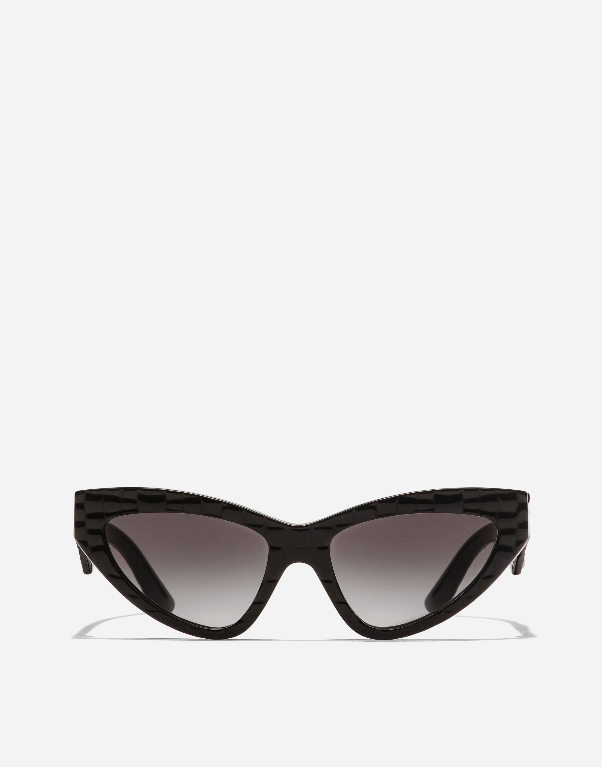 Dolce & Gabbana Dg Crossed Sunglasses In Black