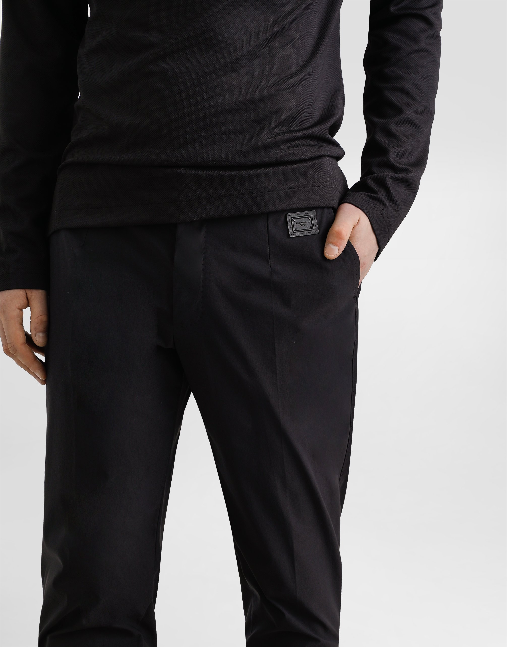Nylon canvas trousers