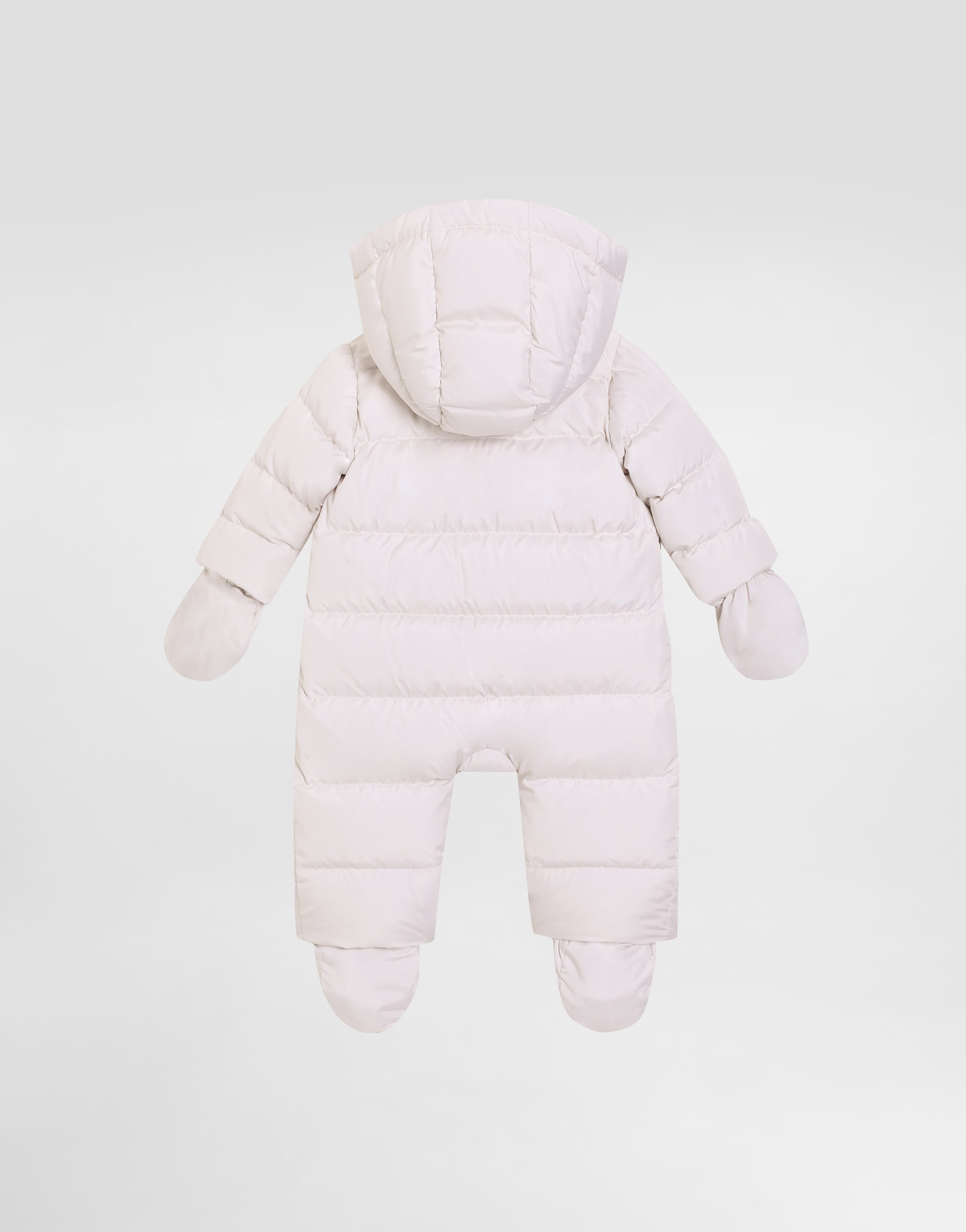  Dolce & Gabbana Padded Nylon Canvas Romper With Leopard Print - Hombre Partes De Arriba Multicolor 3/6 Months 