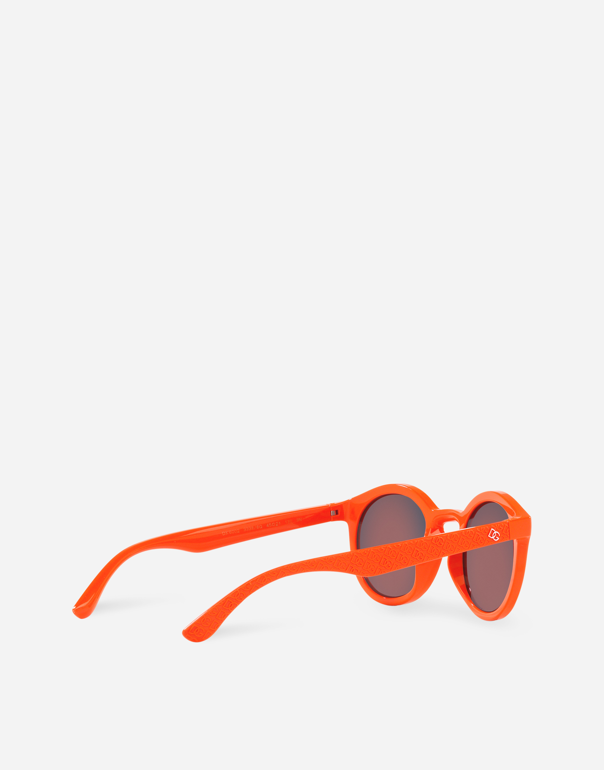 Shop Dolce & Gabbana Gamers Sunglasses In Orange