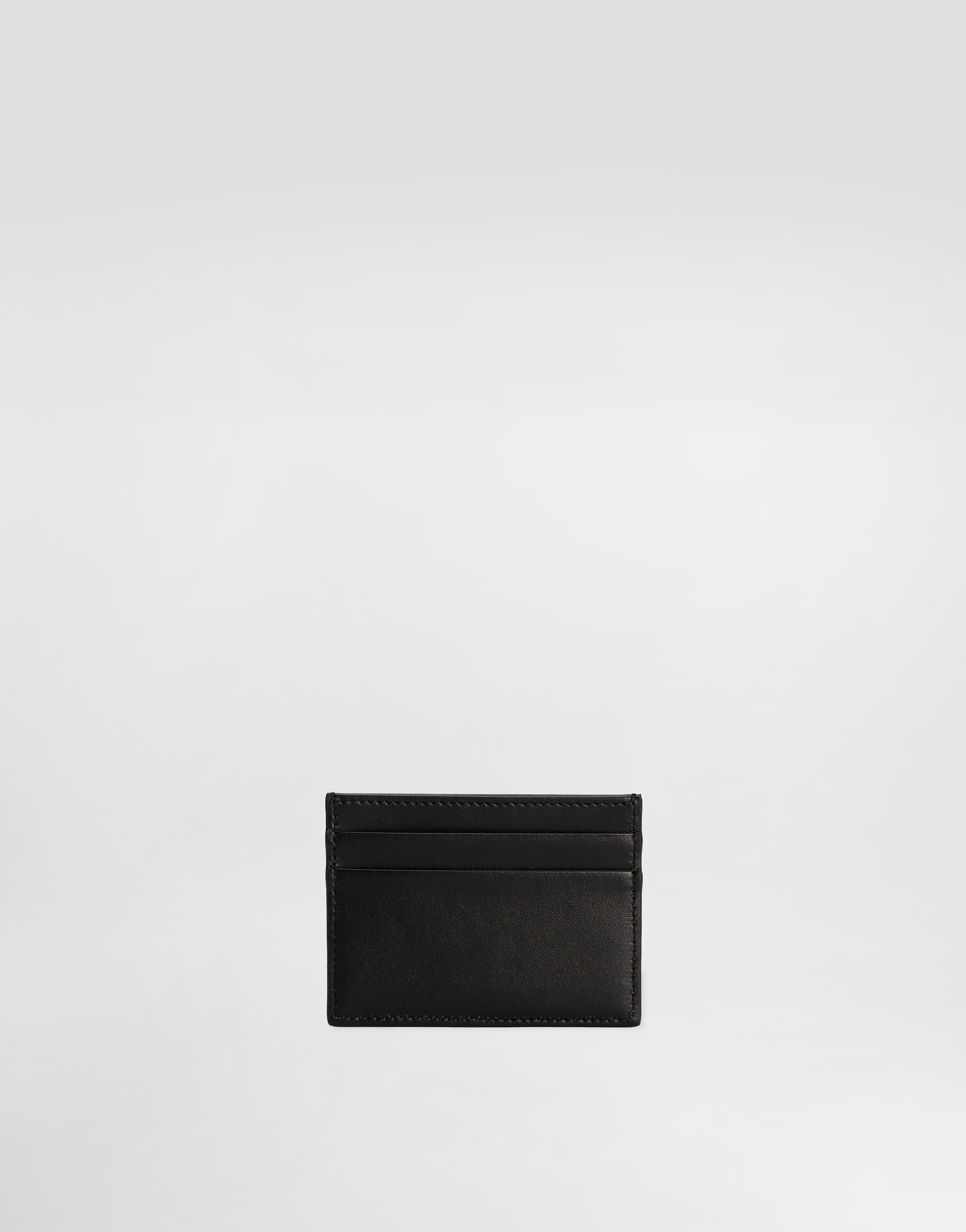DOLCE & GABBANA CALFSKIN NAPPA CARD HOLDER WITH DG LOGO