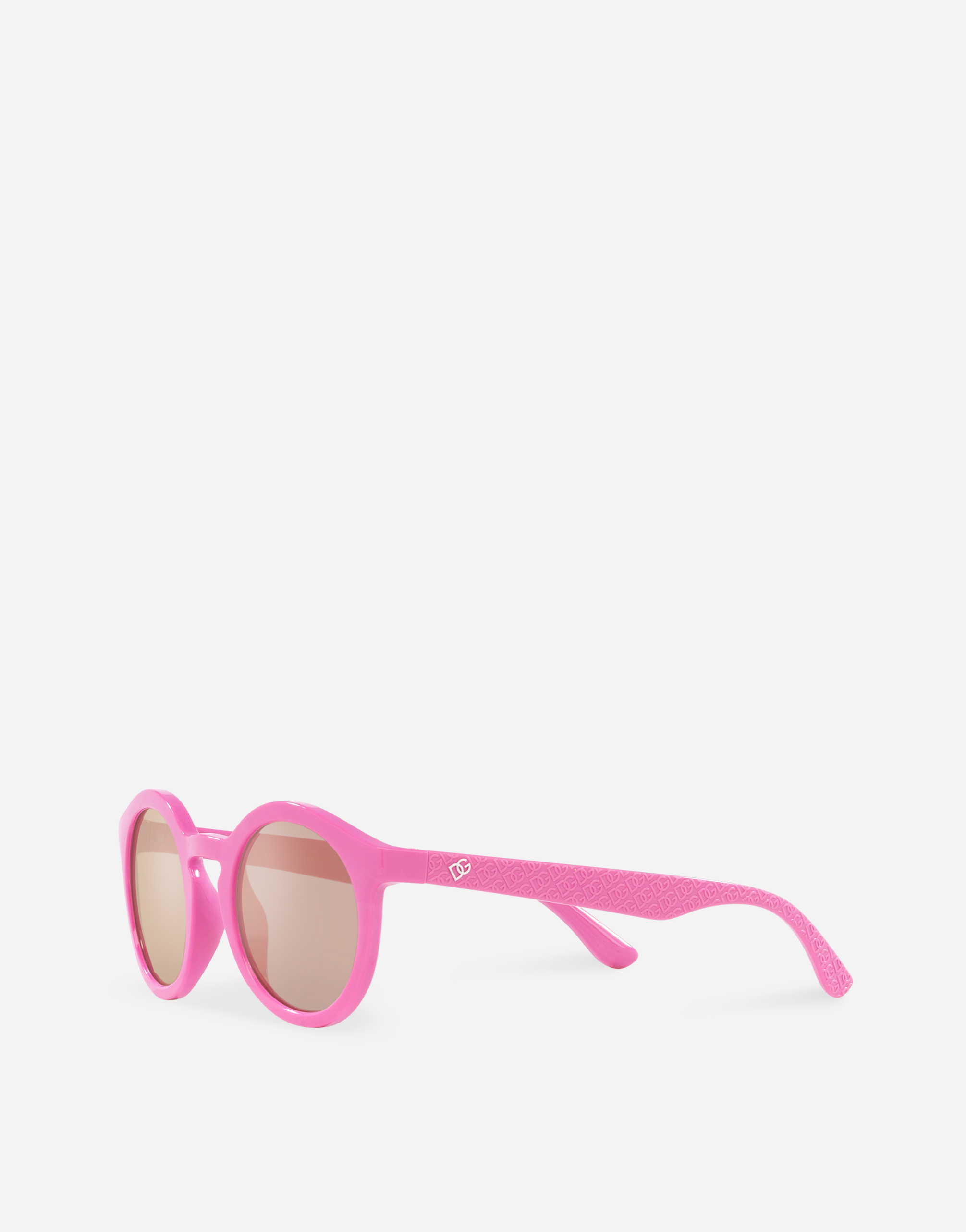 Shop Dolce & Gabbana Gamers Sunglasses In Pink