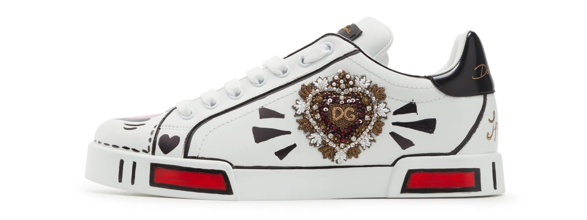 Inschrijven Noord Recensent Limited edition Portofino sneakers in White for Women | Dolce&Gabbana®